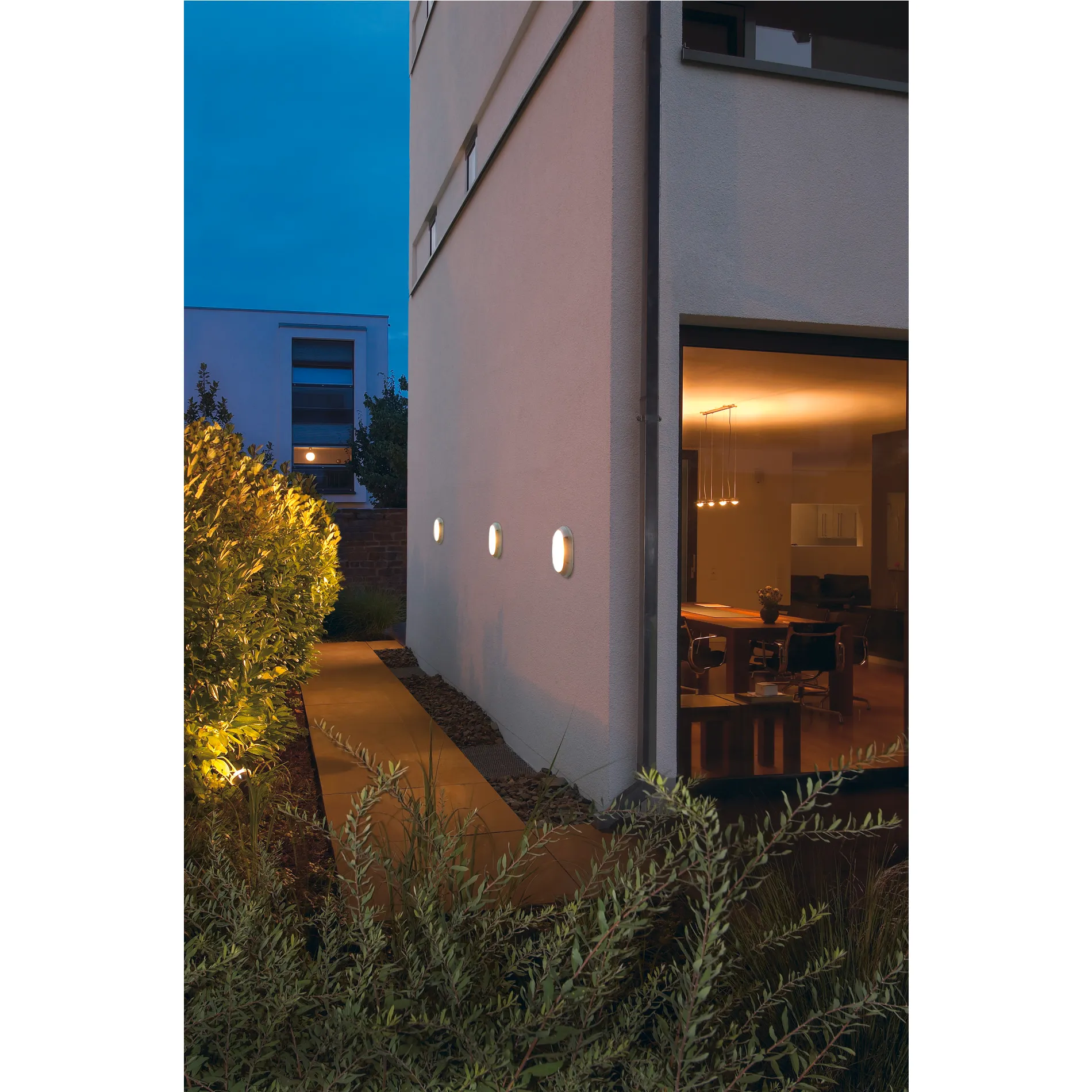 TERANG 2 muur en plafondarmatuur, ovaal, antraciet, 3000K