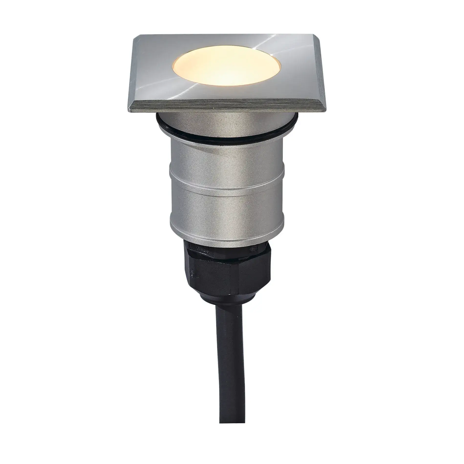 POWER TRAIL-LITE square, roestrvij staal 316, 1 W LED, 3000 K, IP67
