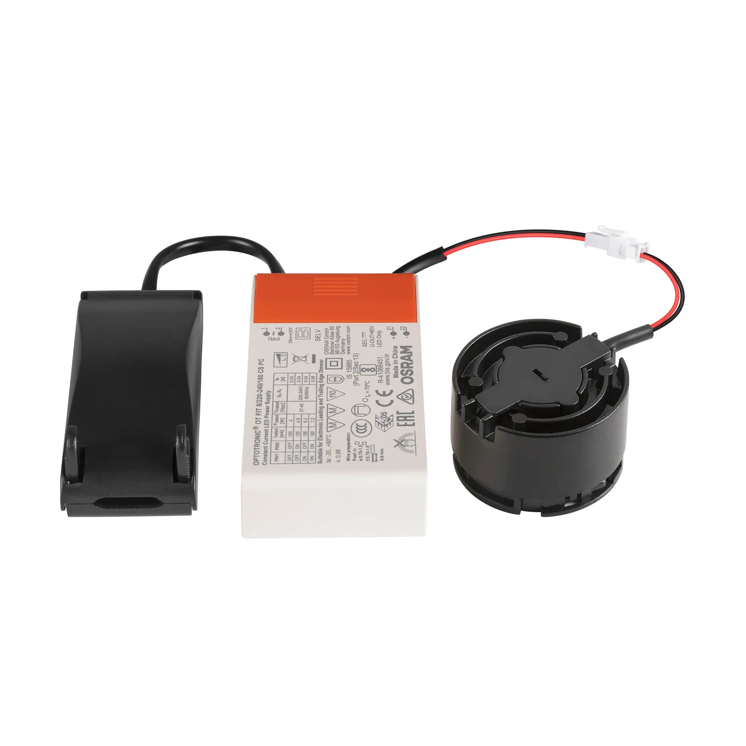 NEW TRIA® UNIVERSAL, led module, 2500/3000/4000K, 60°, FASE, zwart