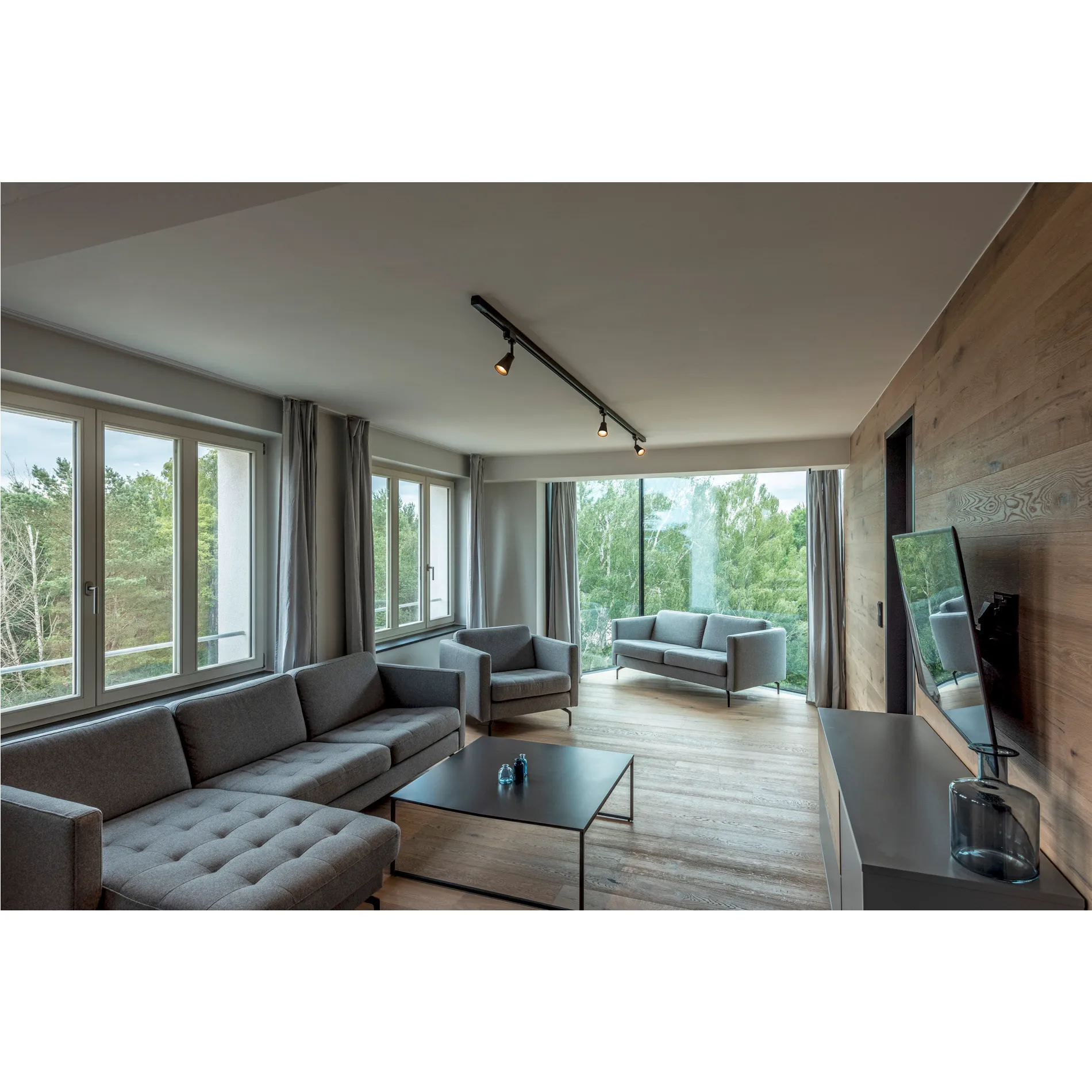 AVO spot incl. 3-fase adapter, zwart, 1x GU10, max. 50 W