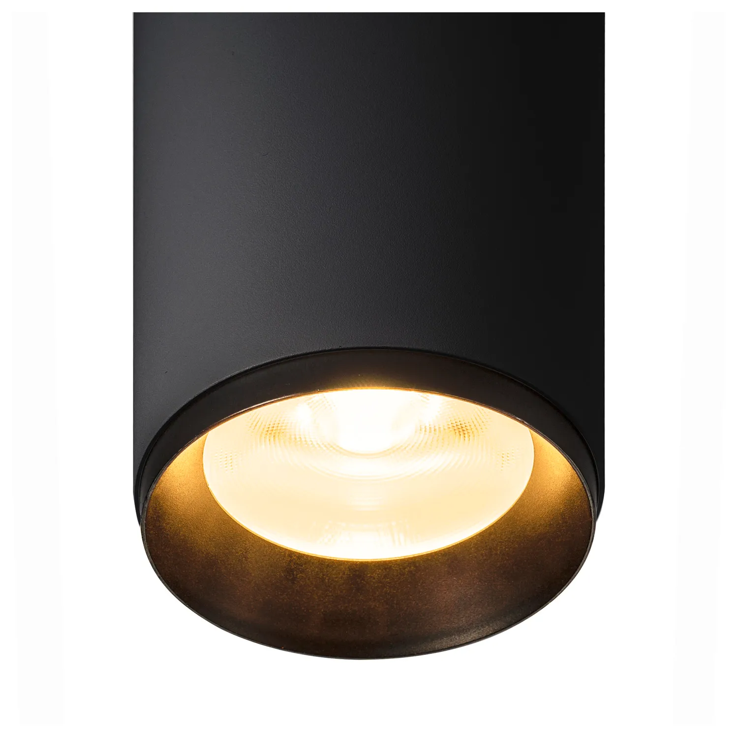 NUMINOS® SPOT PHASE L, Indoor led plafondopbouwlamp zwart/zwart 3000 K