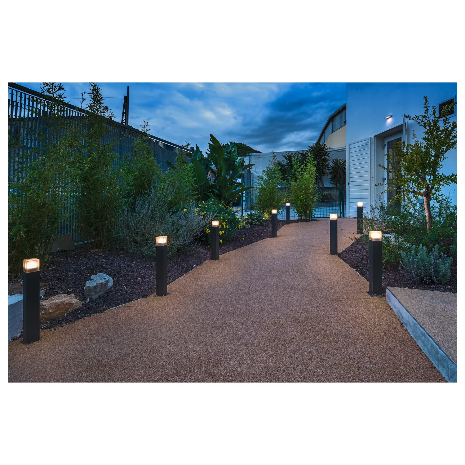 GRAFIT SL 60, antraciet / wit, E27 Energy Saver, max. 11W, IP44