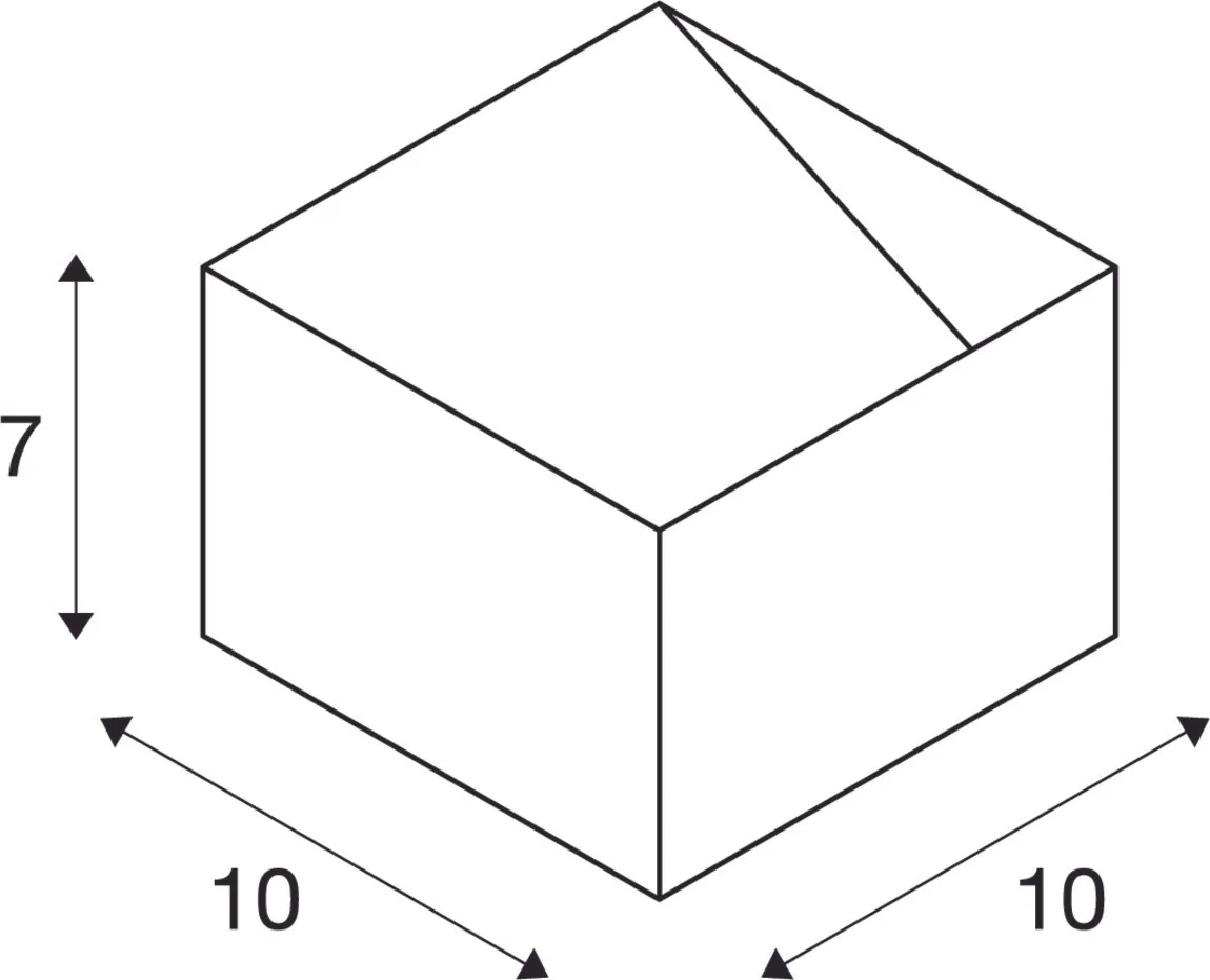 LOGS IN LED wandlamp, wit, 2000K-3000K Dim to Warm