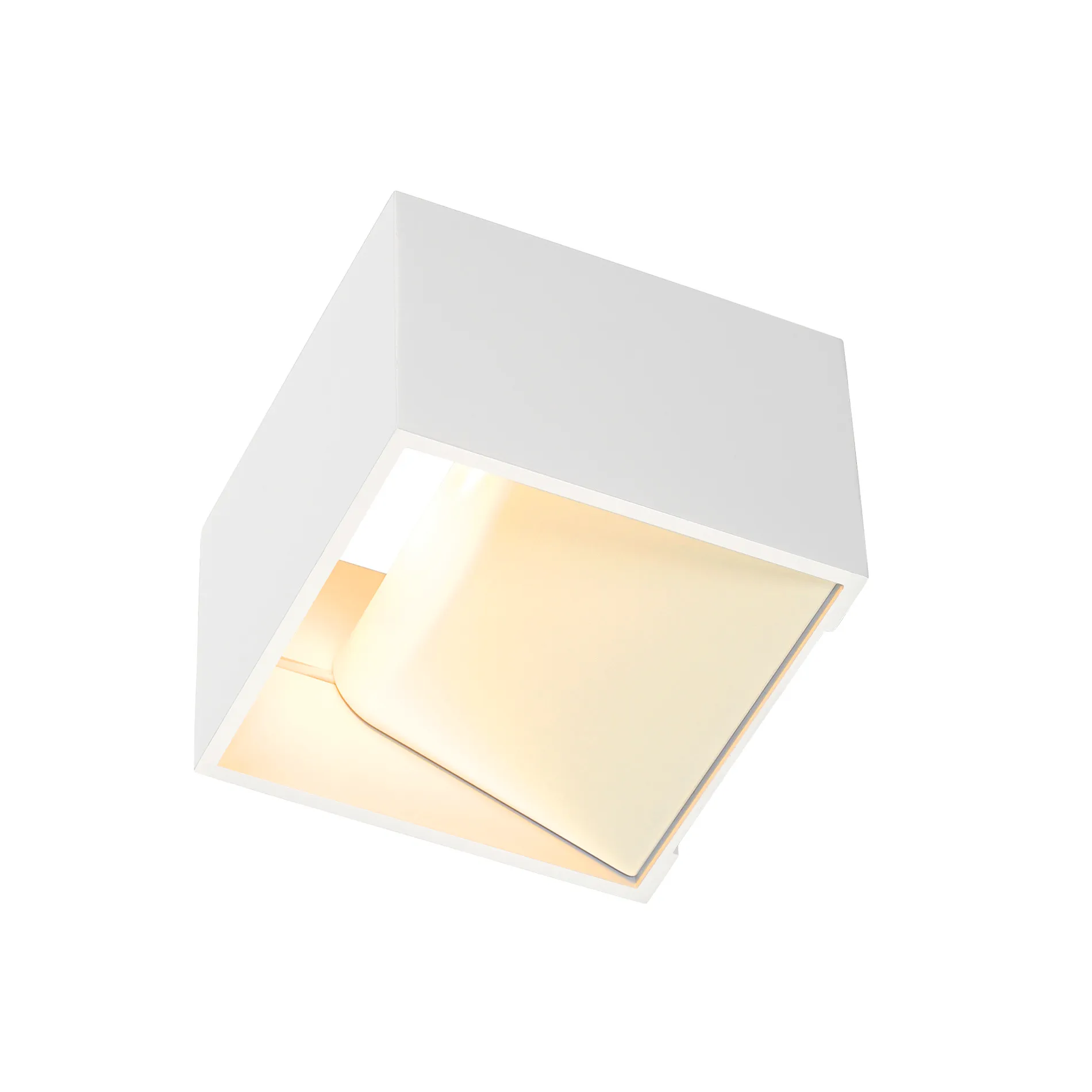 LOGS IN LED wandlamp, wit, 2000K-3000K Dim to Warm