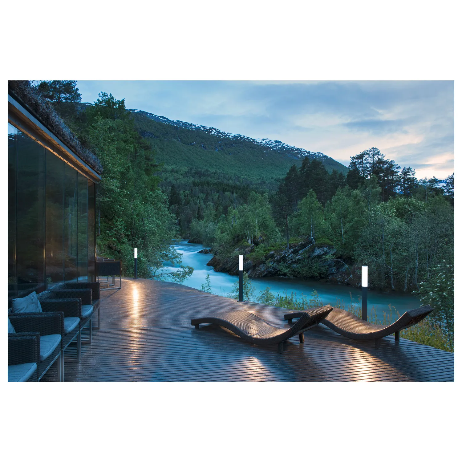 APONI 90 LED Outdoor staande lamp, antraciet, 3000K, IP65