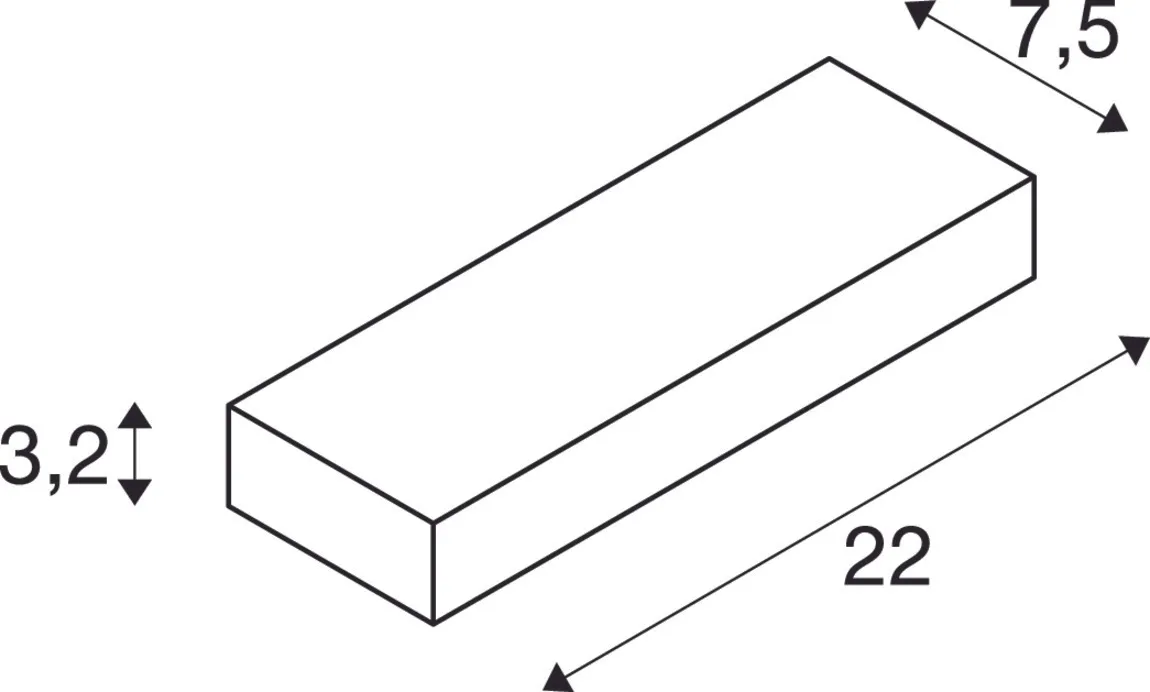 PEMA® WL, led outdoor wandopbouwlamp, IP54, antraciet, 3000K