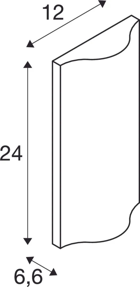 VILUA UP/DOWN WL Wandopbouwarmatuur voor buiten, antraciet, 3000K, IP5