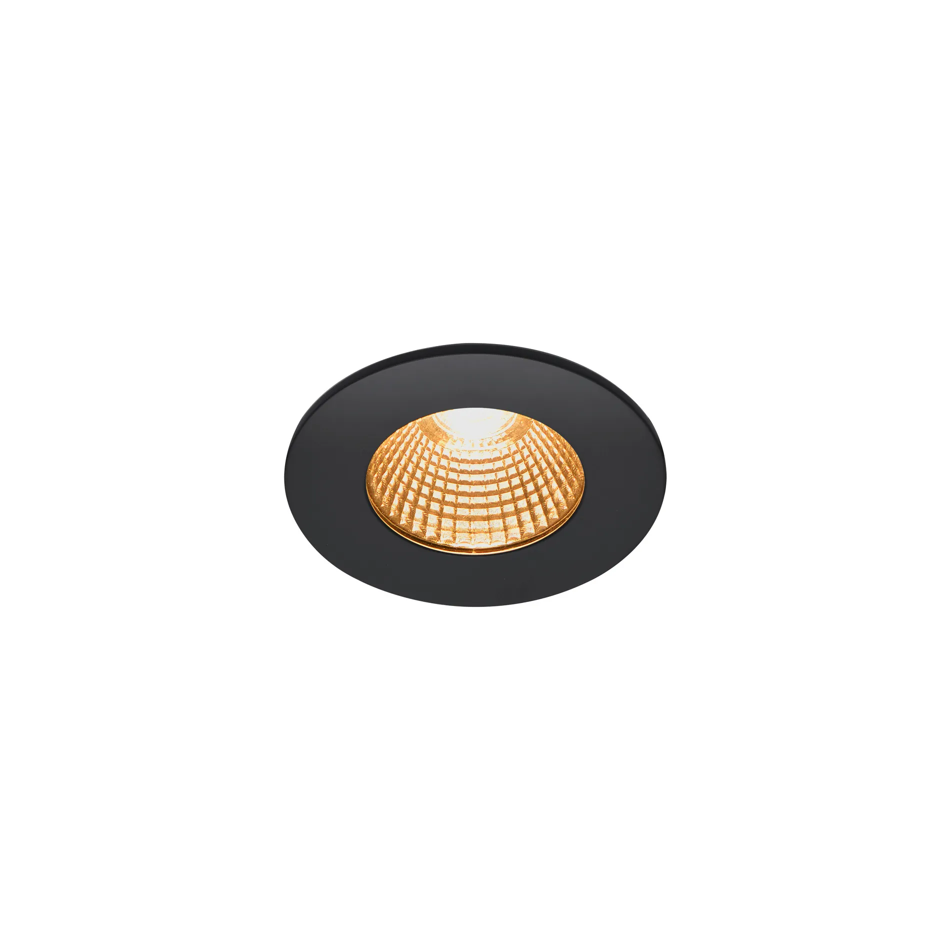 PATTA-I, led plafondinbouwarmatuur voor buiten, rond, DL, IP65, zwart,