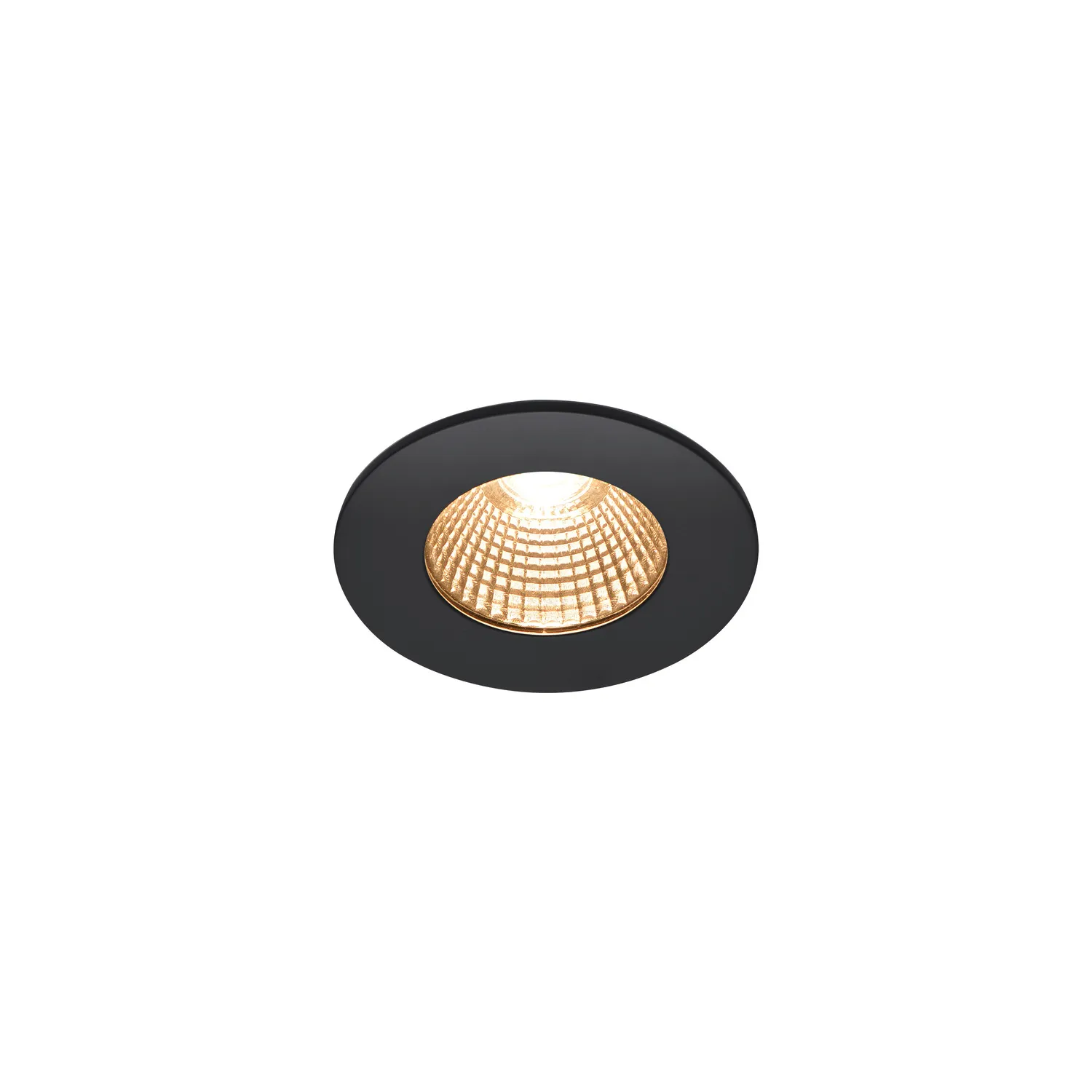 PATTA-I, led plafondinbouwarmatuur voor buiten, rond, DL, IP65, zwart,