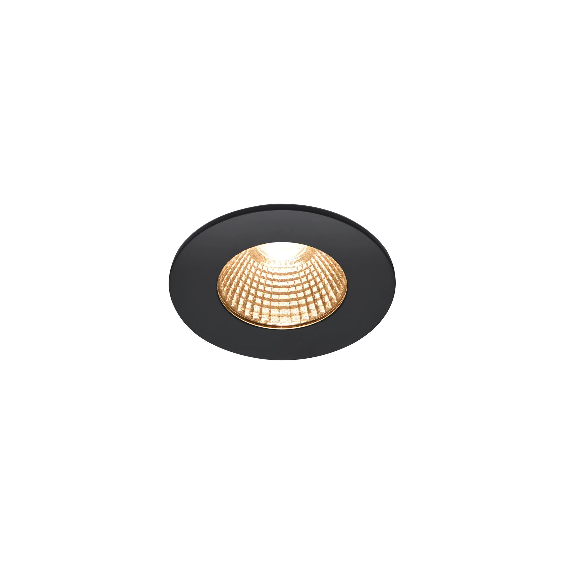 PATTA-I, led plafondinbouwarmatuur voor buiten, rond, DL, IP65, zwart,