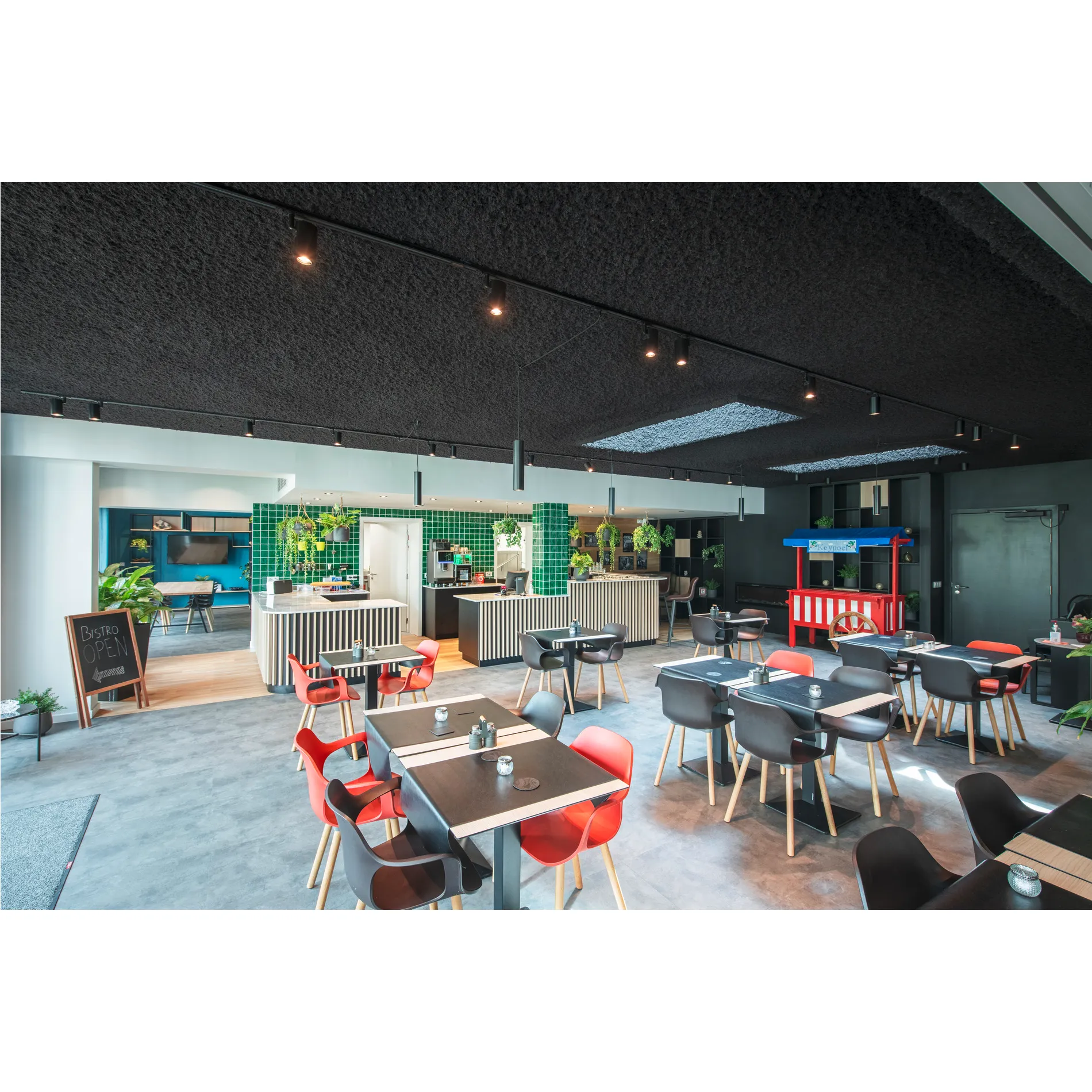 ENOLA_B TRACK SPOT, QPAR51, zwart, 50W, incl. 1-fase adapter