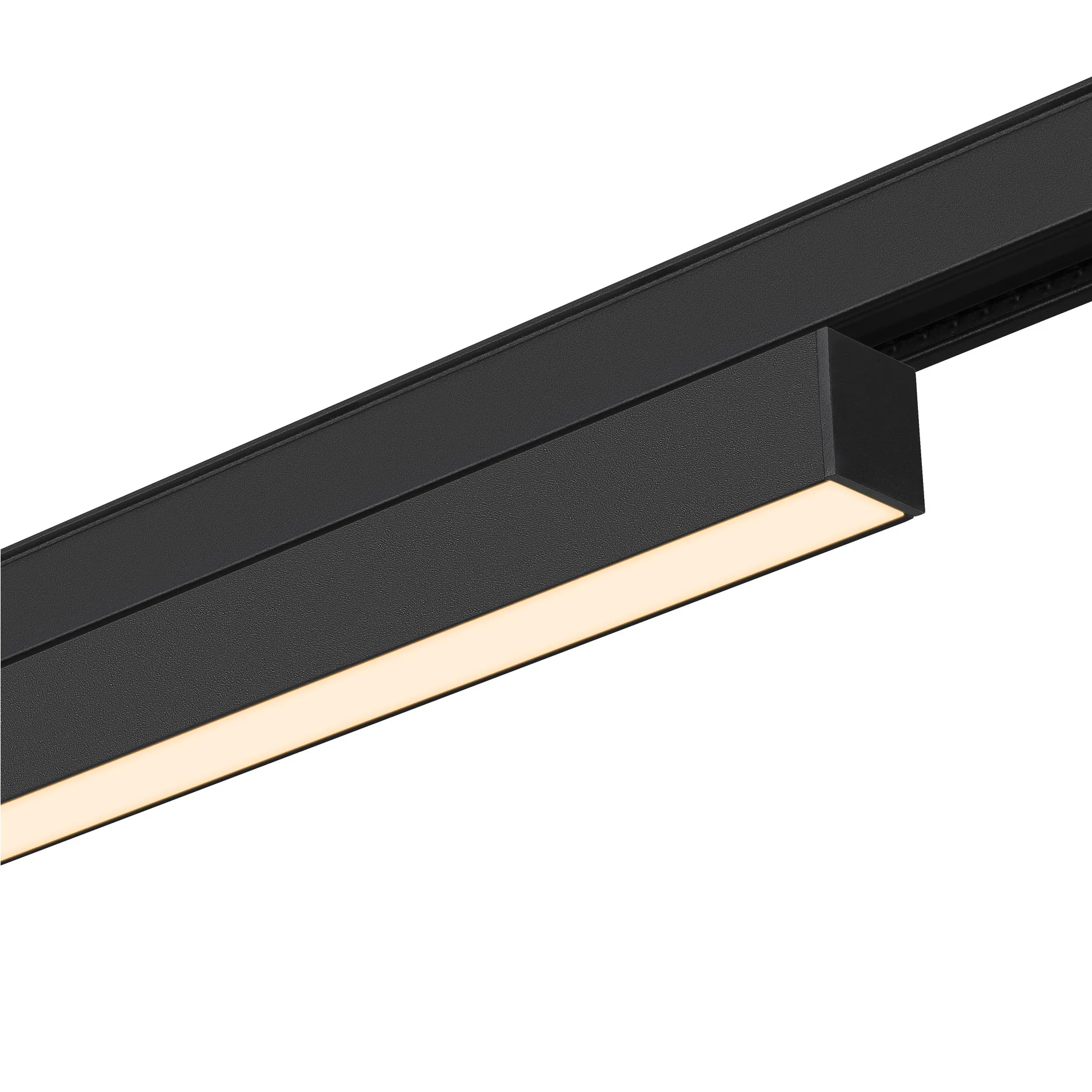 IN-LINE 44 48V TRACK, opaal, DALI, spot, zwart/zwart, 14W, 1180lm, 300