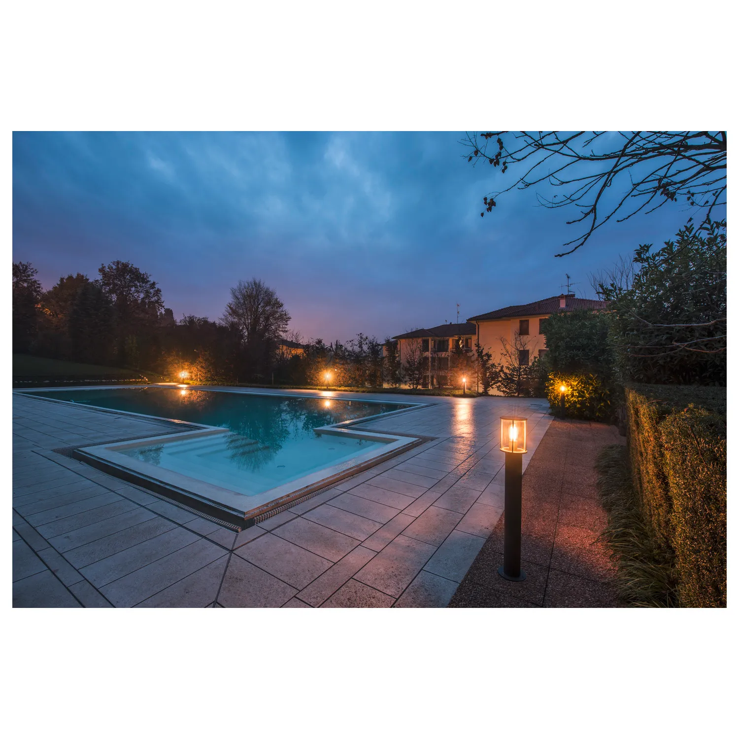 PHOTONIA, buiten- en staande lamp, A60, rond, antraciet, transparante