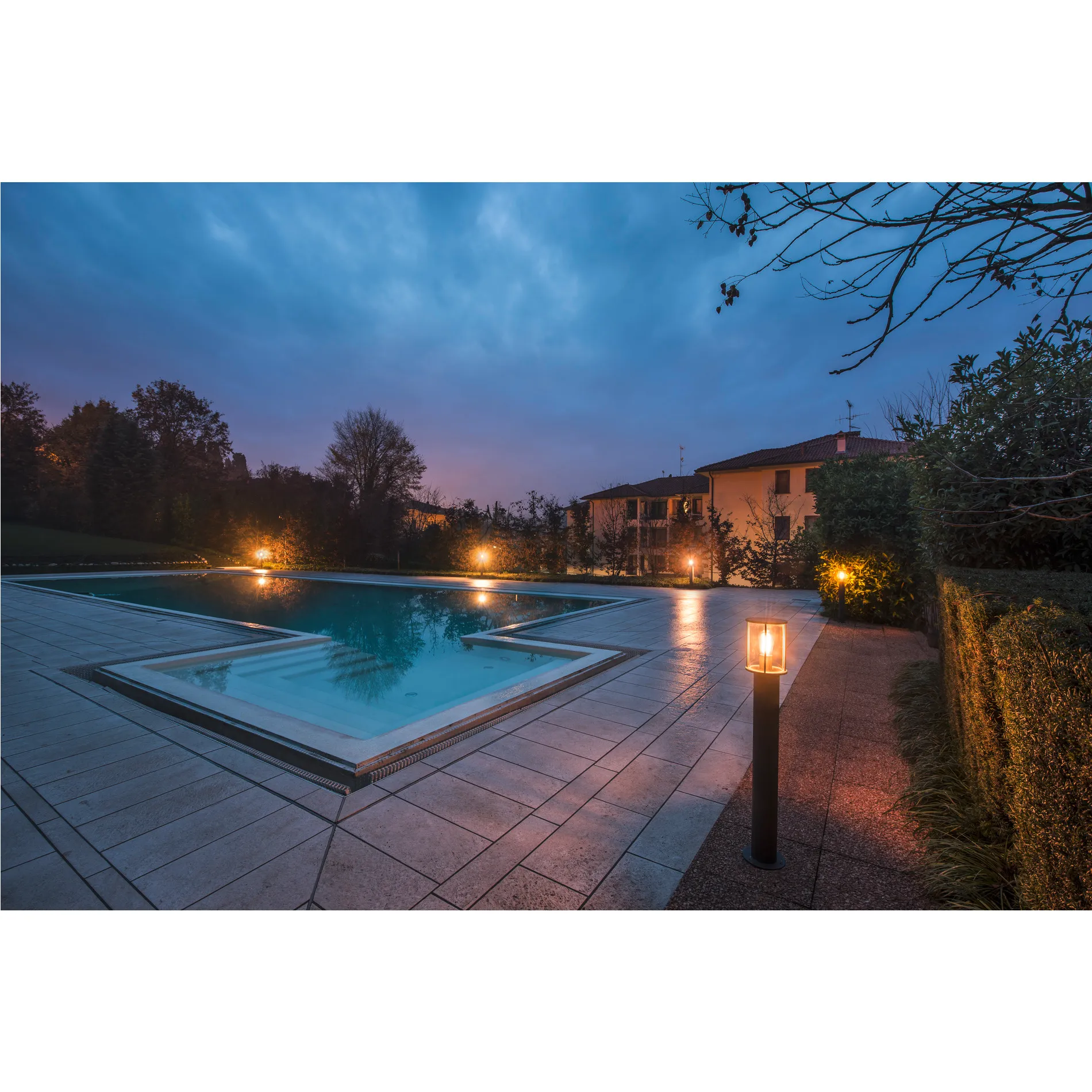 PHOTONIA, buiten- en staande lamp, A60, rond, antraciet, transparante