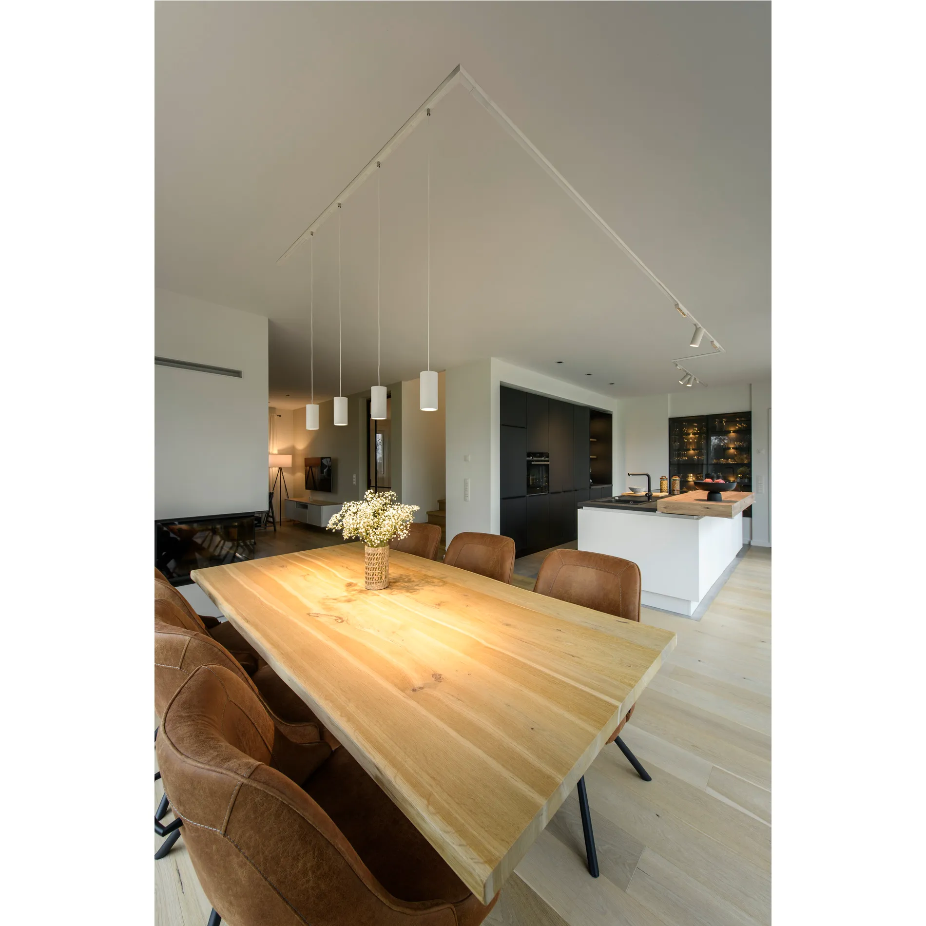 IN-LINE 22 48V TRACK, Darklight Reflector, DALI, spot, wit/wit, 7,3W,