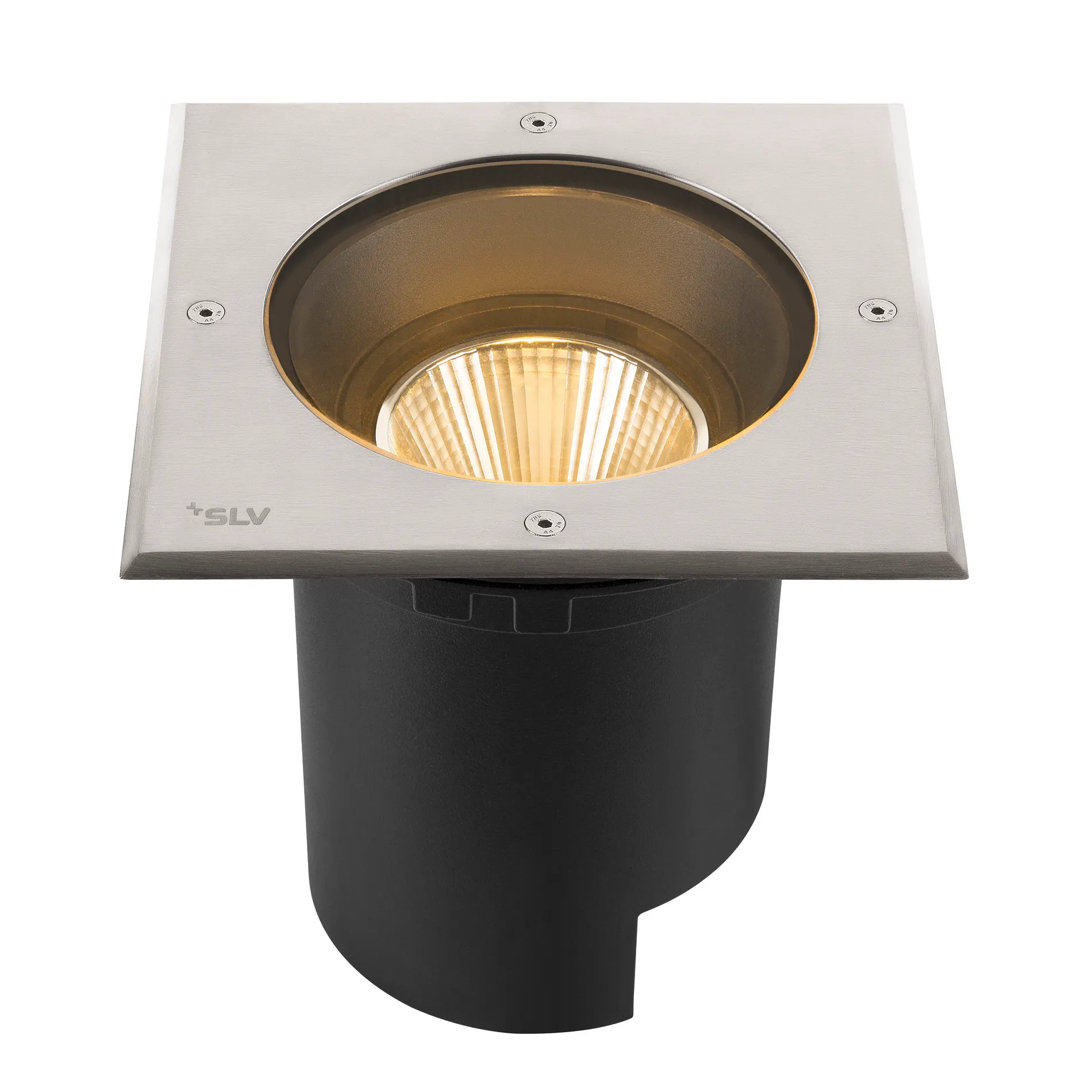 DASAR 2.0 rechthoekige kap 24° 3000K incl. DALI-driver rvs