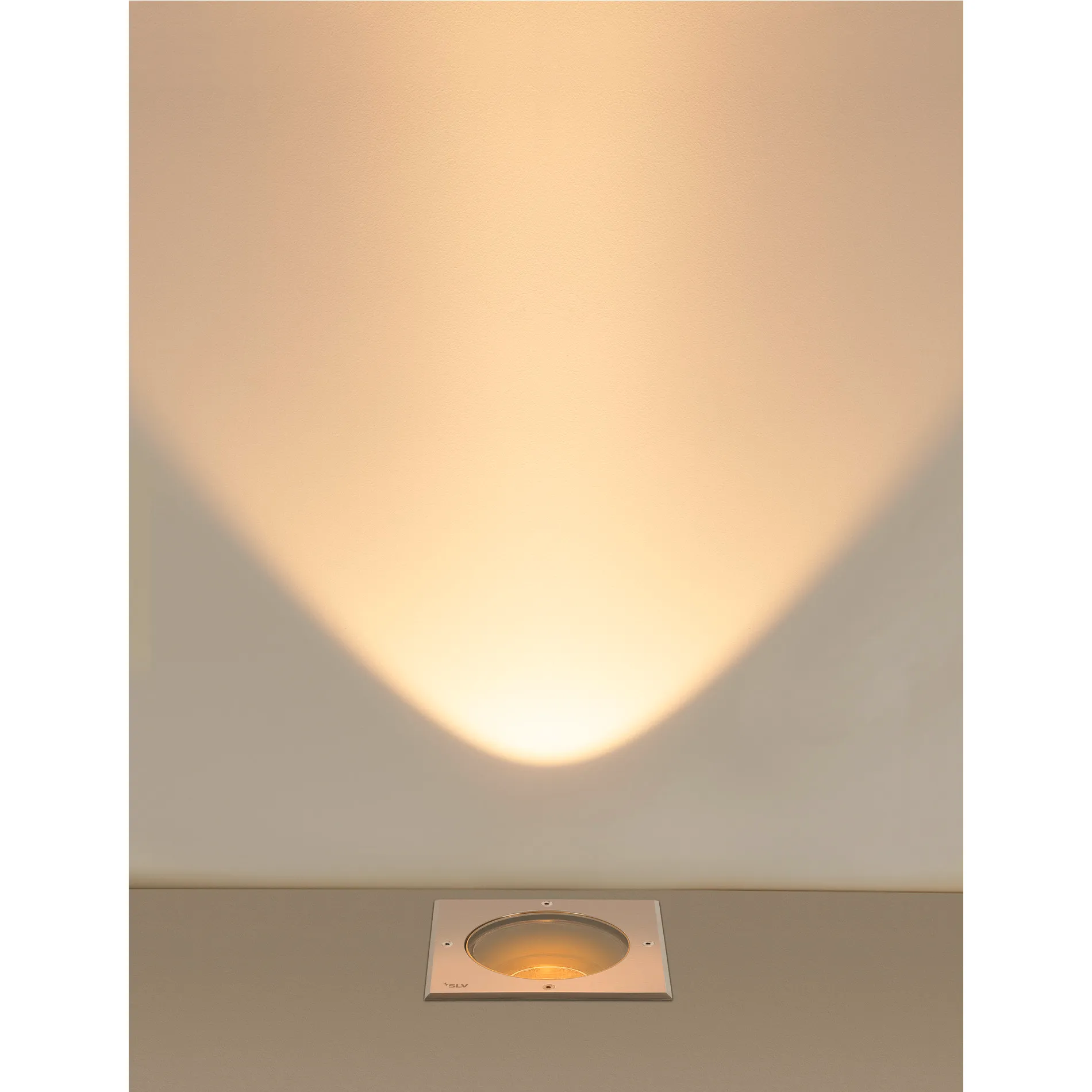 DASAR 2.0 rechthoekige kap 24° 3000K incl. DALI-driver rvs