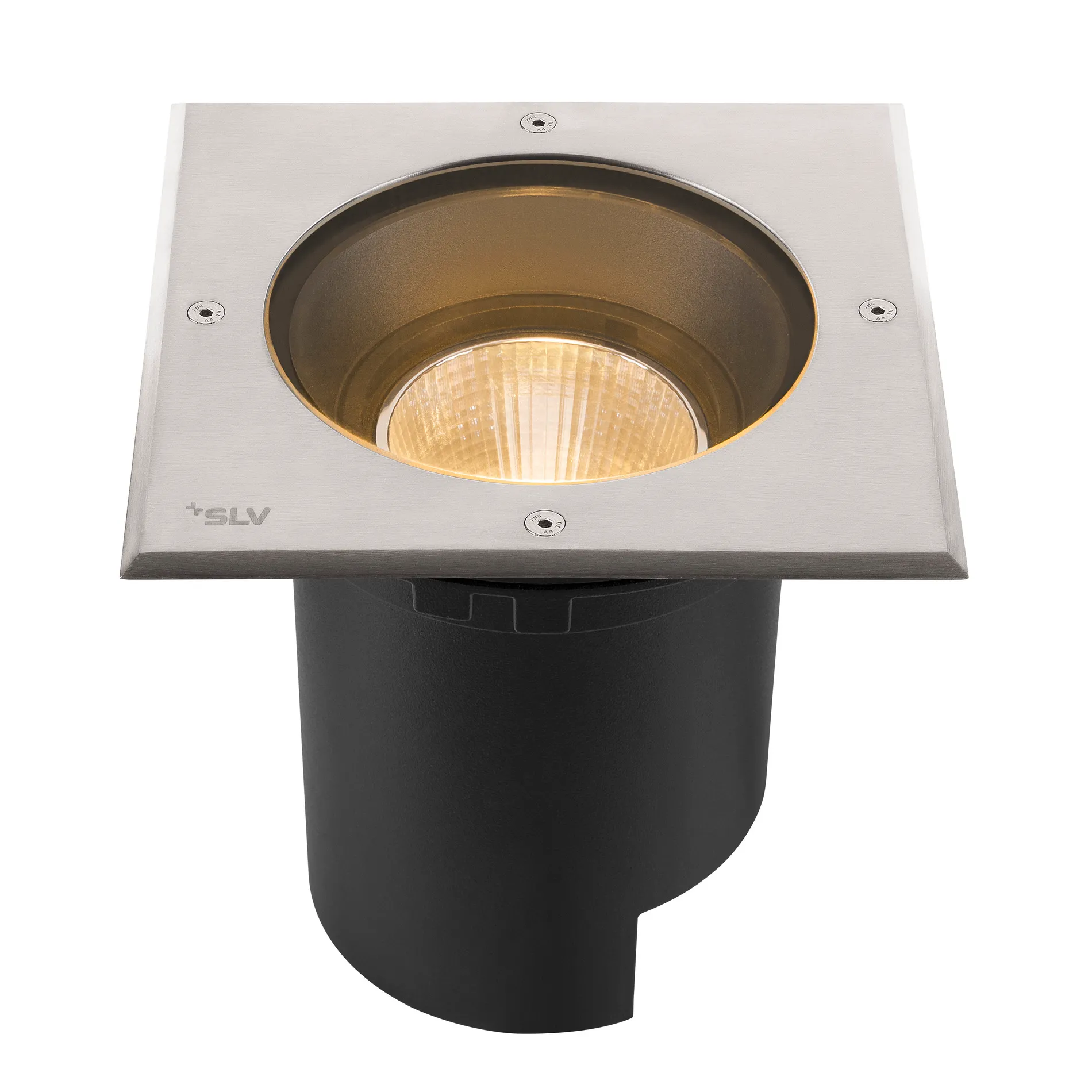 DASAR 2.0 rechthoekige kap 24° 3000K incl. DALI-driver rvs