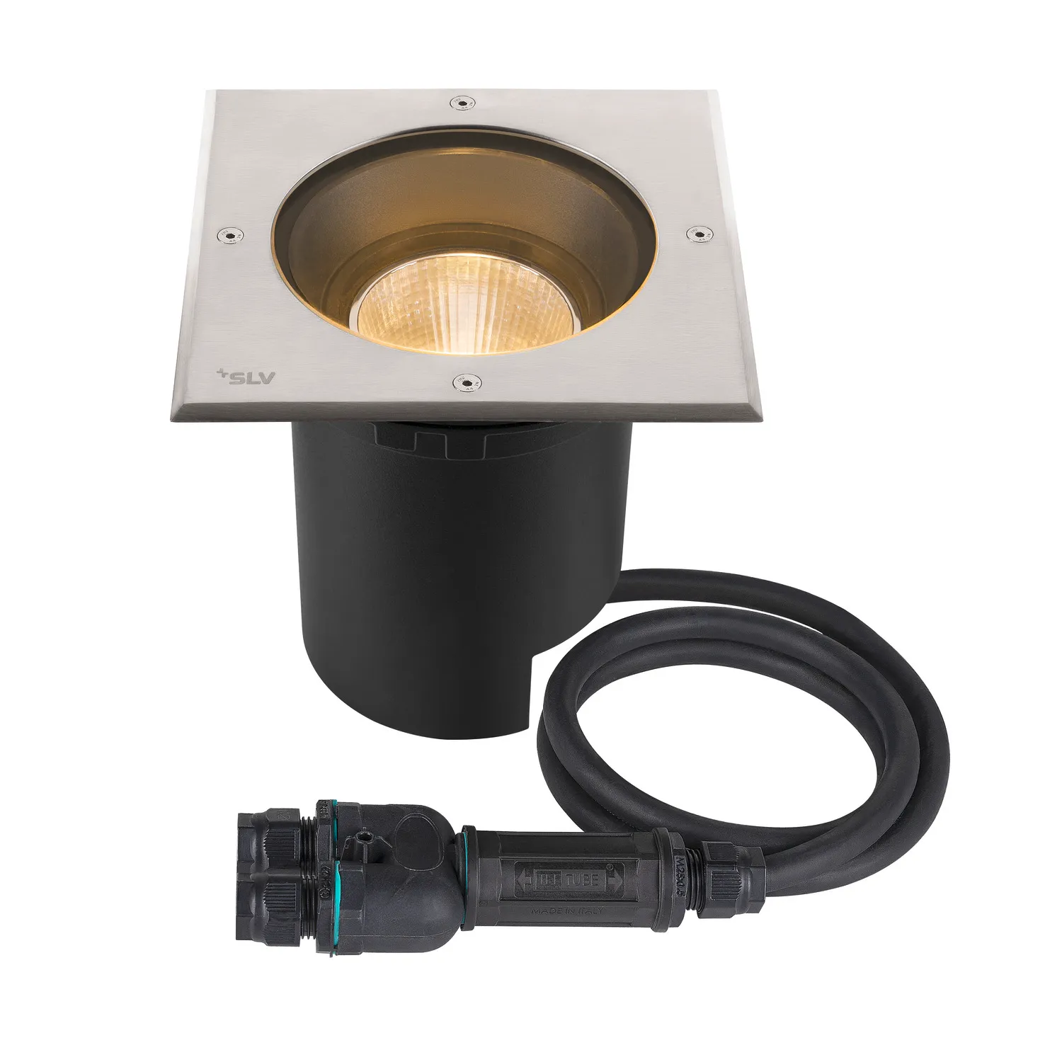 DASAR 2.0 rechthoekige kap 24° 3000K incl. DALI-driver rvs