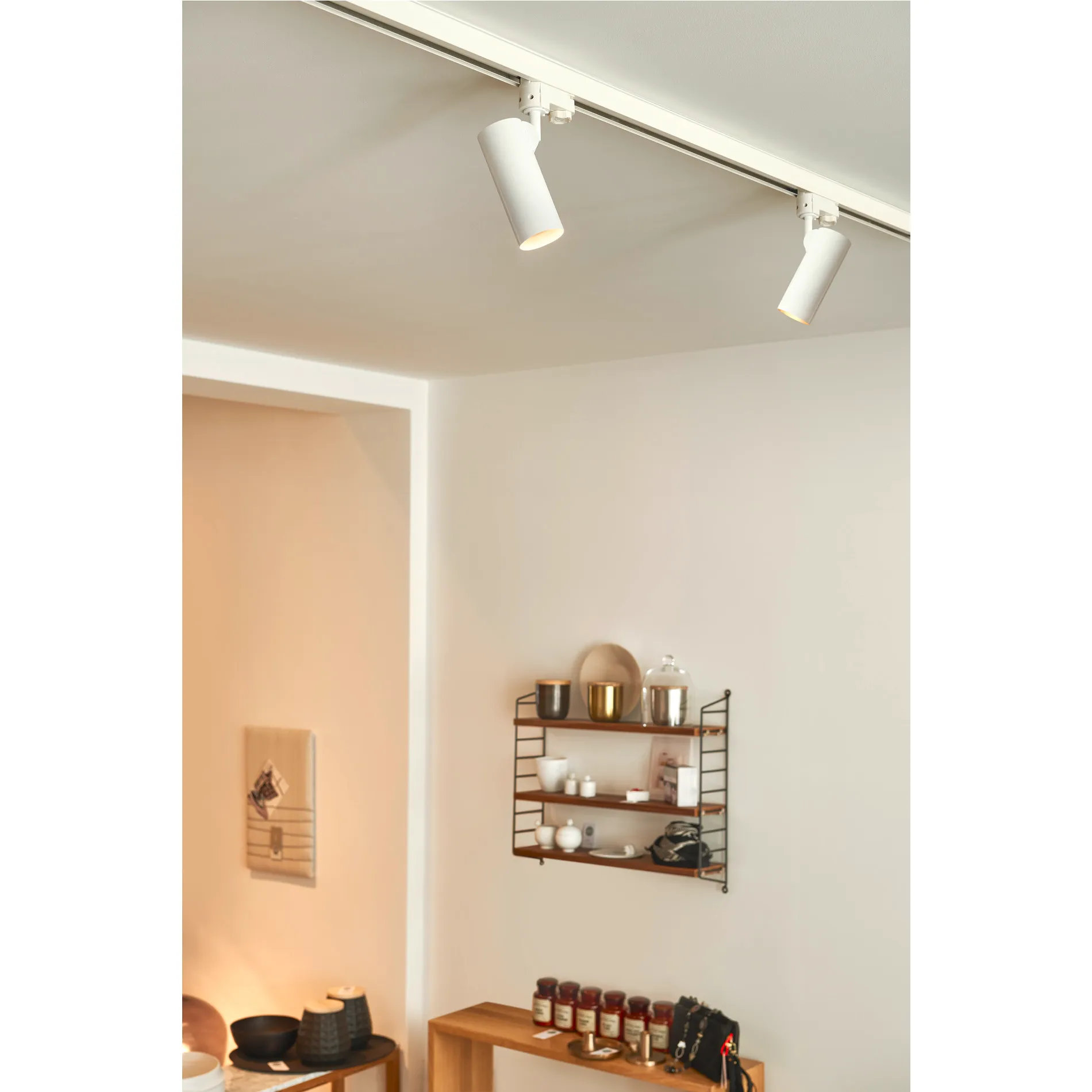 HELIA 50 LED spot voor 3-fase hoogvolt-stroomrail, 3000K, wit, 35°, i