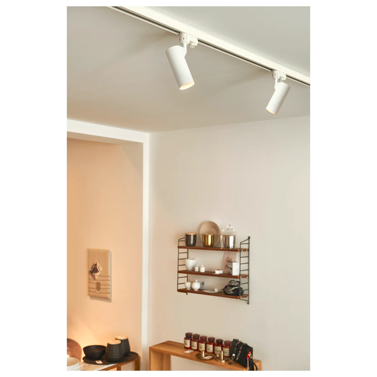 HELIA 50 LED spot voor 3-fase hoogvolt-stroomrail, 3000K, wit, 35°, i