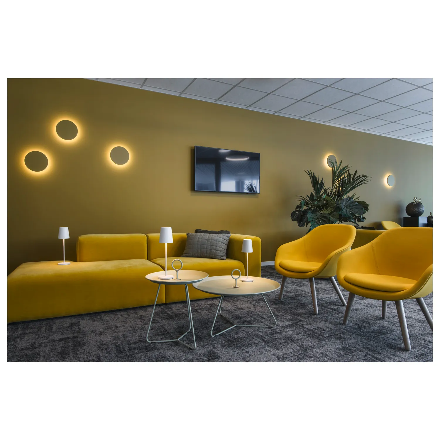 VINOLINA TWO, tafelarmatuur, accu, IP65, 2200/2700/3000K, TOUCH, wit