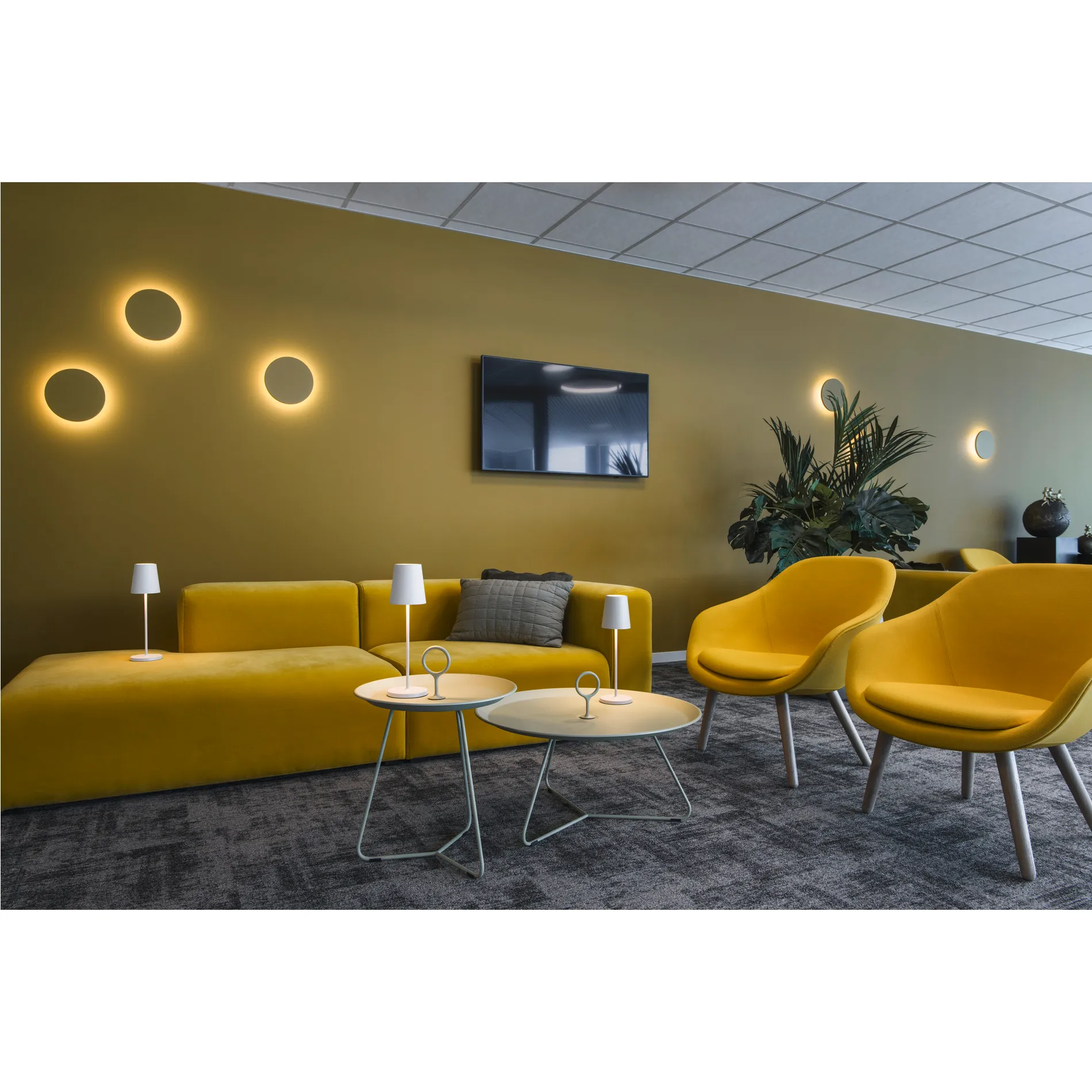 VINOLINA TWO, tafelarmatuur, accu, IP65, 2200/2700/3000K, TOUCH, wit