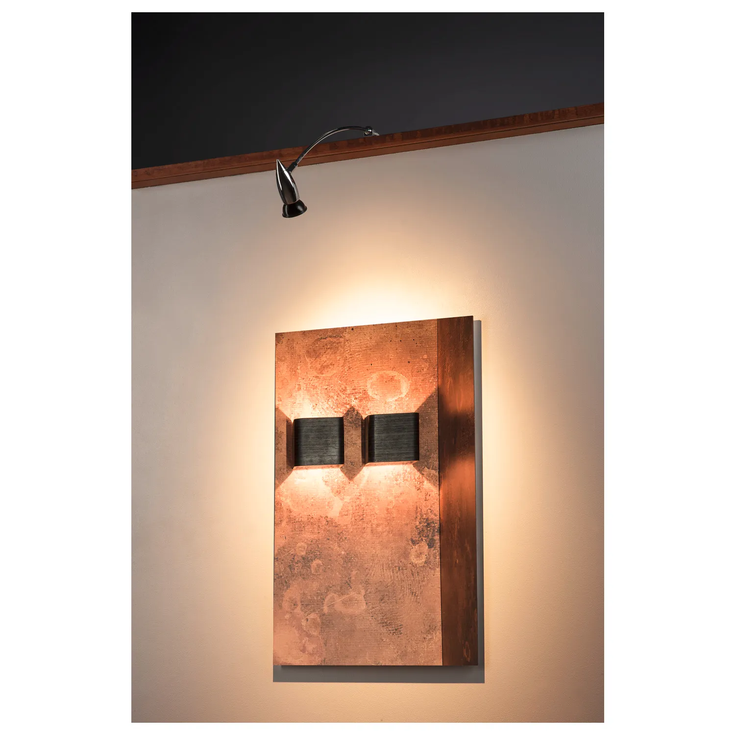 DISPLAY ADL 50/GU10, chroom, max. 50 W, incl. aansluitbox