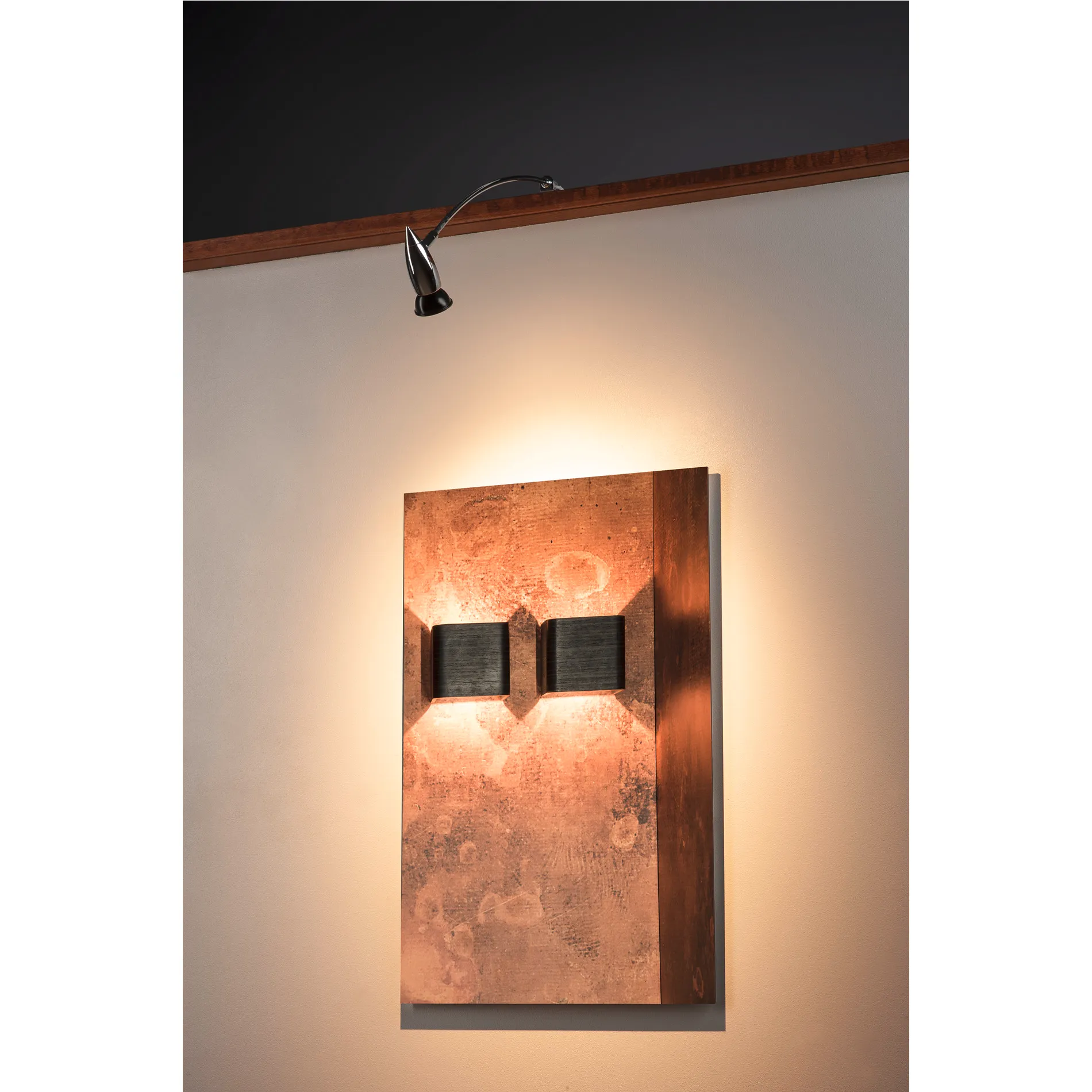 DISPLAY ADL 50/GU10, chroom, max. 50 W, incl. aansluitbox