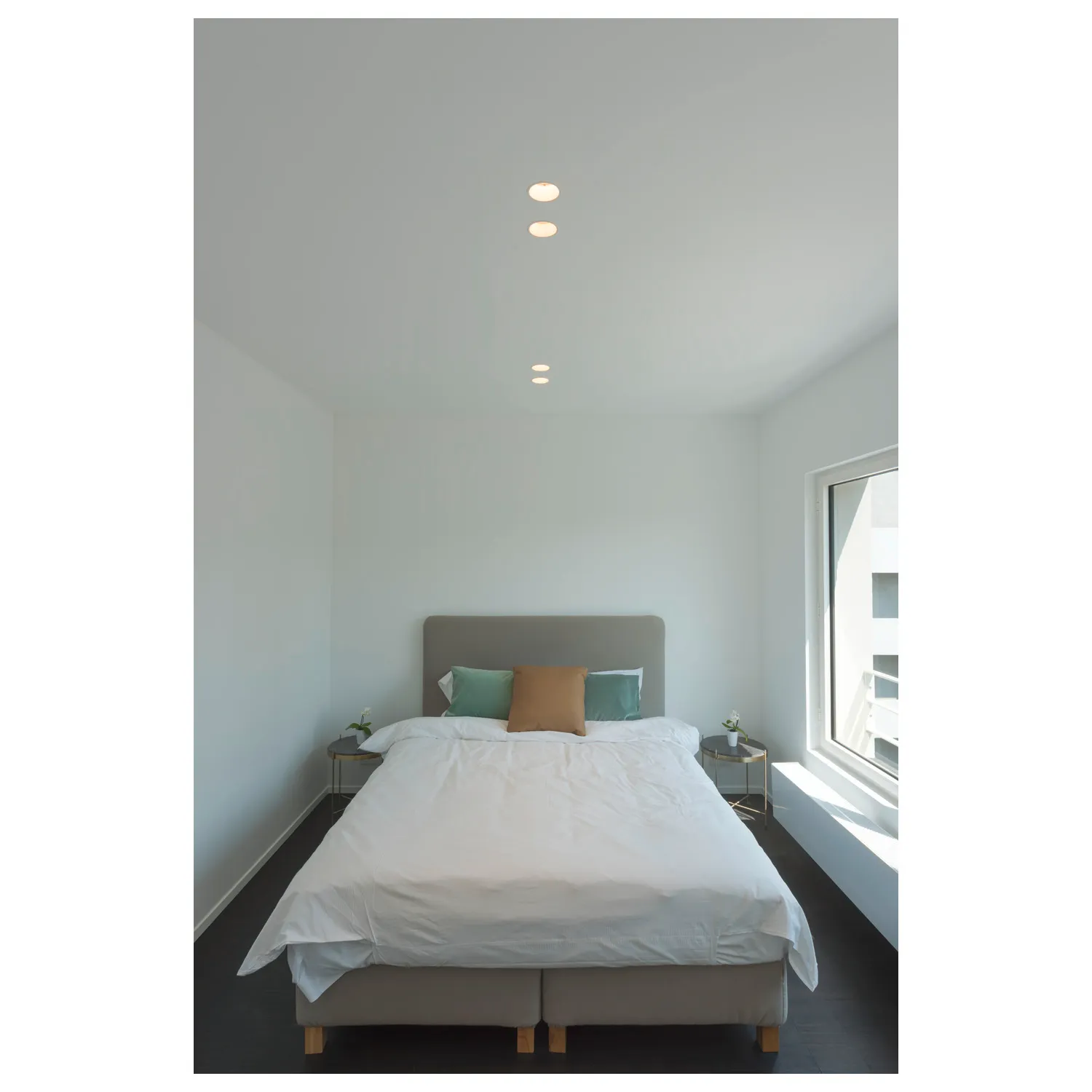 HORN-T inbouwarmatuur, QPAR111 , mat wit, GU10, max. 50 W