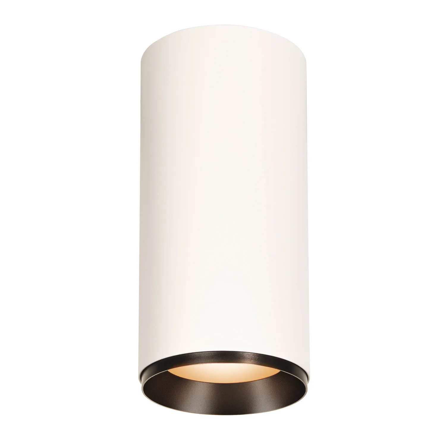 NUMINOS® XL FASE, plafondopbouwarmatuur wit/zwart 36W 3000K 60°