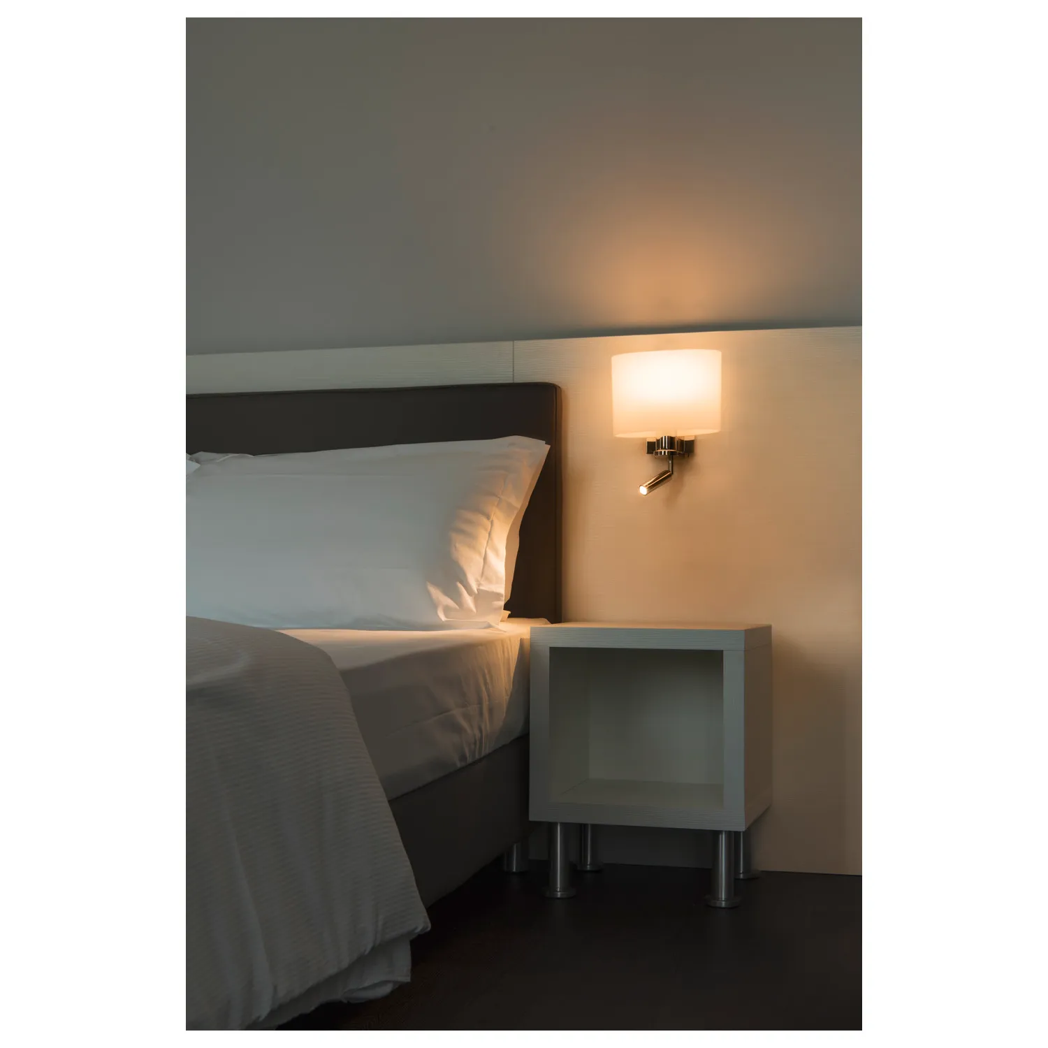 KENKUA SPOT E27 Indoor LED wandopbouwarmatuur chroom 3000K