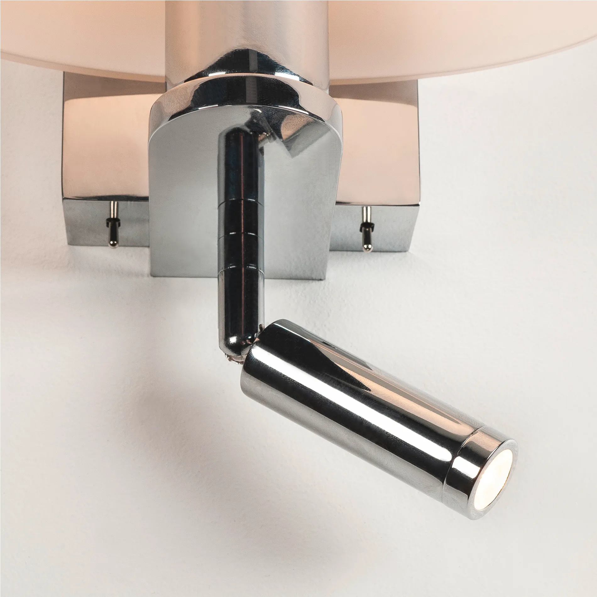 KENKUA SPOT E27 Indoor LED wandopbouwarmatuur chroom 3000K