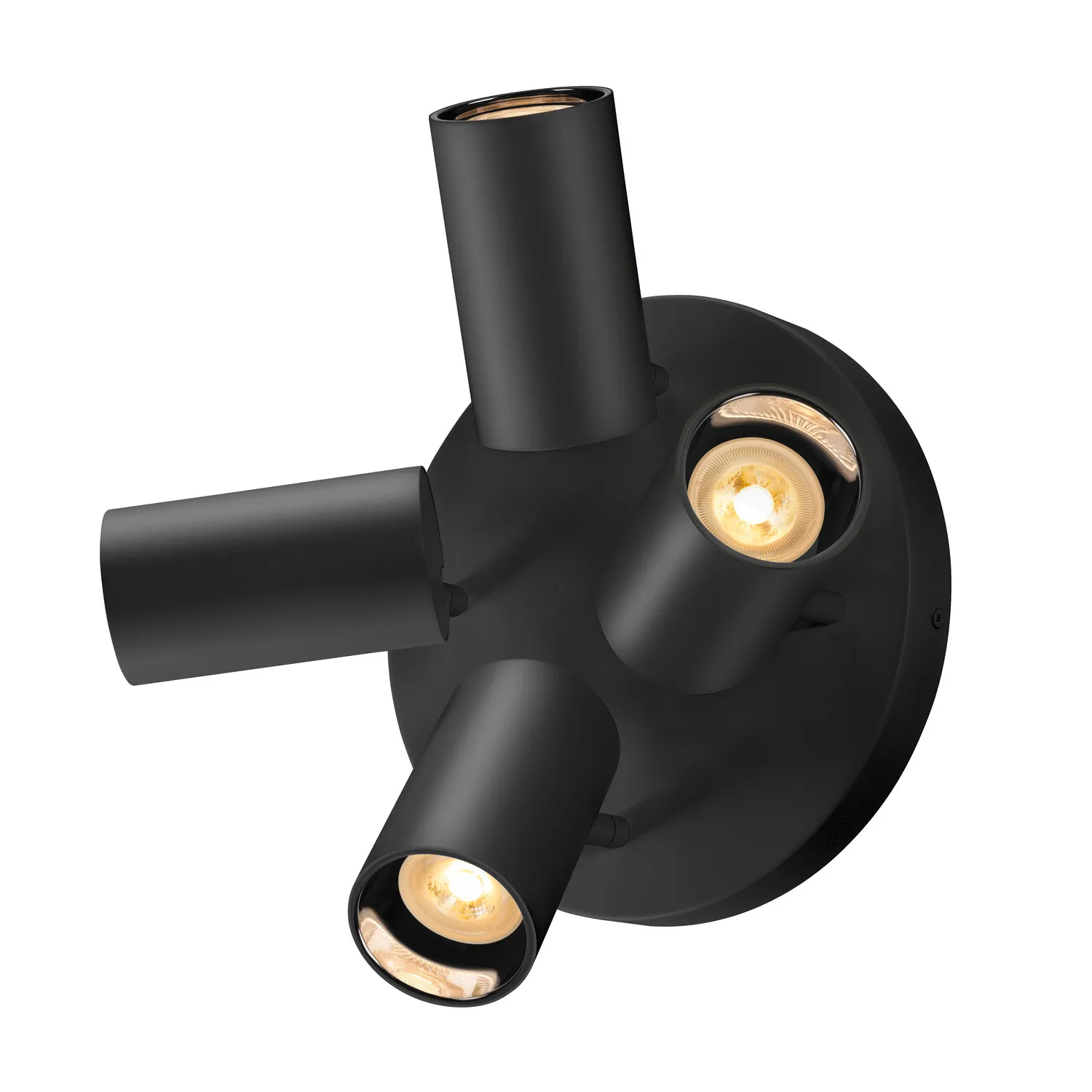 ASTO TUBE, plafondopbouwarmatuur, cilindrisch, GU10, 4x max. 10W, zwar