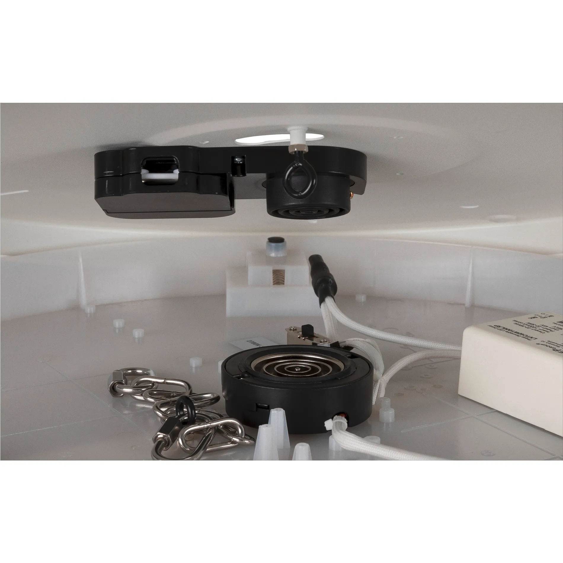 MEDO® PRO 90, plafondopbouwarmatuur, rond, 3000/4000K, 75W, DALI, touc