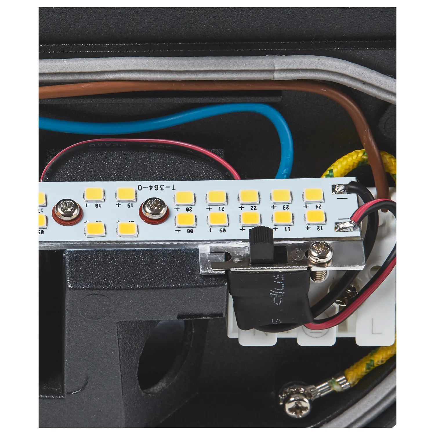 DOWNUNDER OUT round WL Outdoor LED wandinbouwarmatuur antraciet 3000K