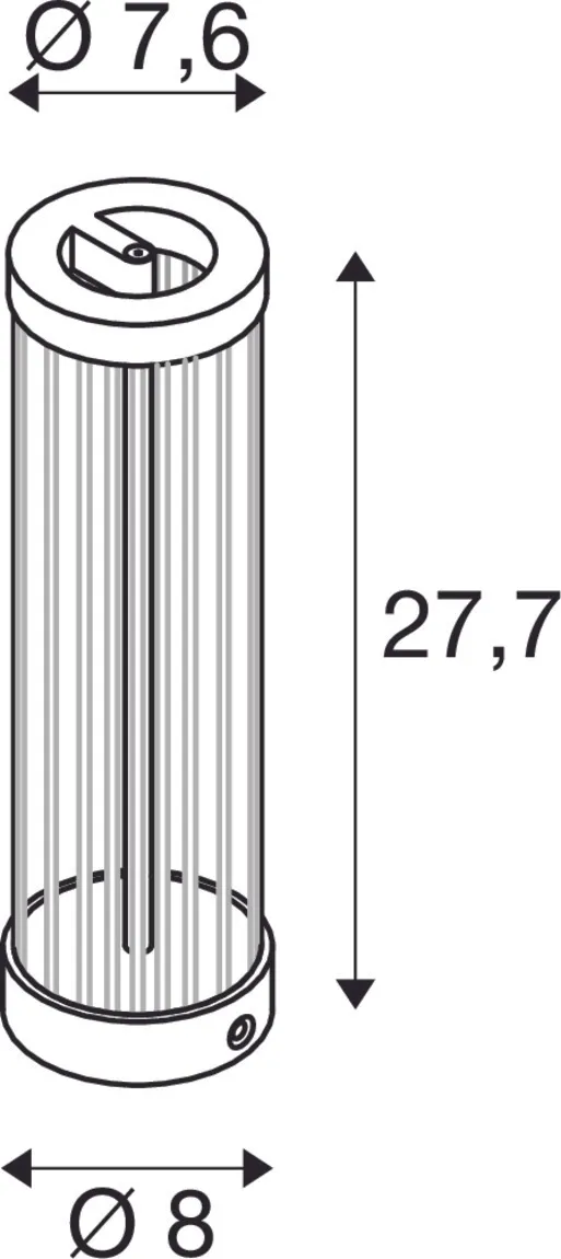 QUIMERA, tafelarmatuur, 2700/3000K, donker koper