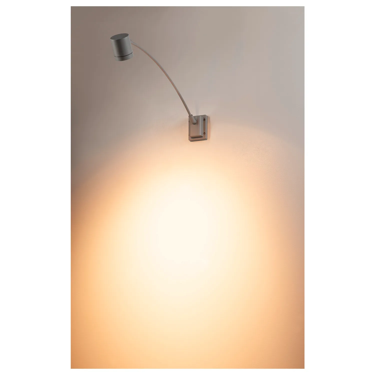 NEW MYRA DISPLAY CURVE, zilvergrijs, GU10, max. 50W, IP55