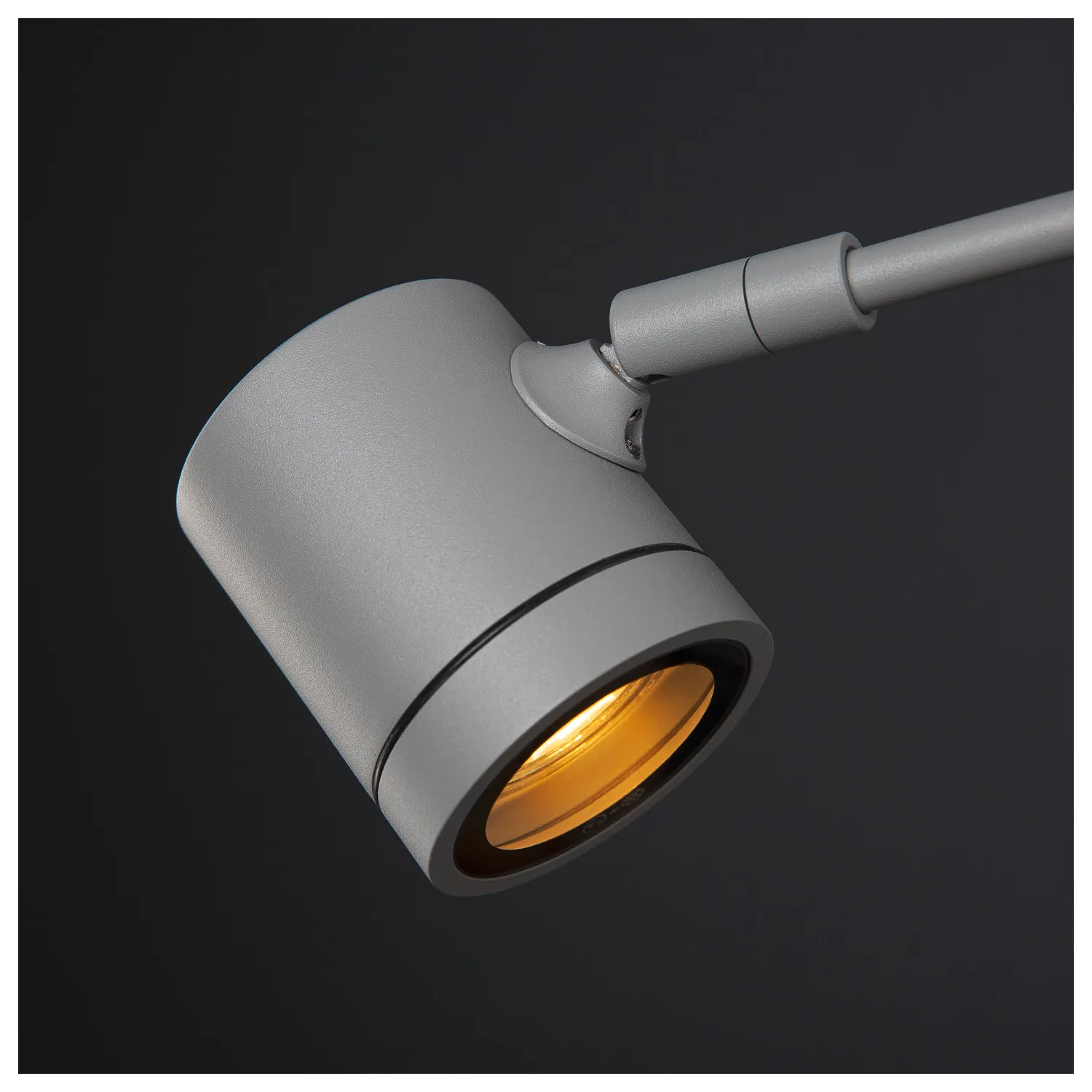 NEW MYRA DISPLAY CURVE, zilvergrijs, GU10, max. 50W, IP55