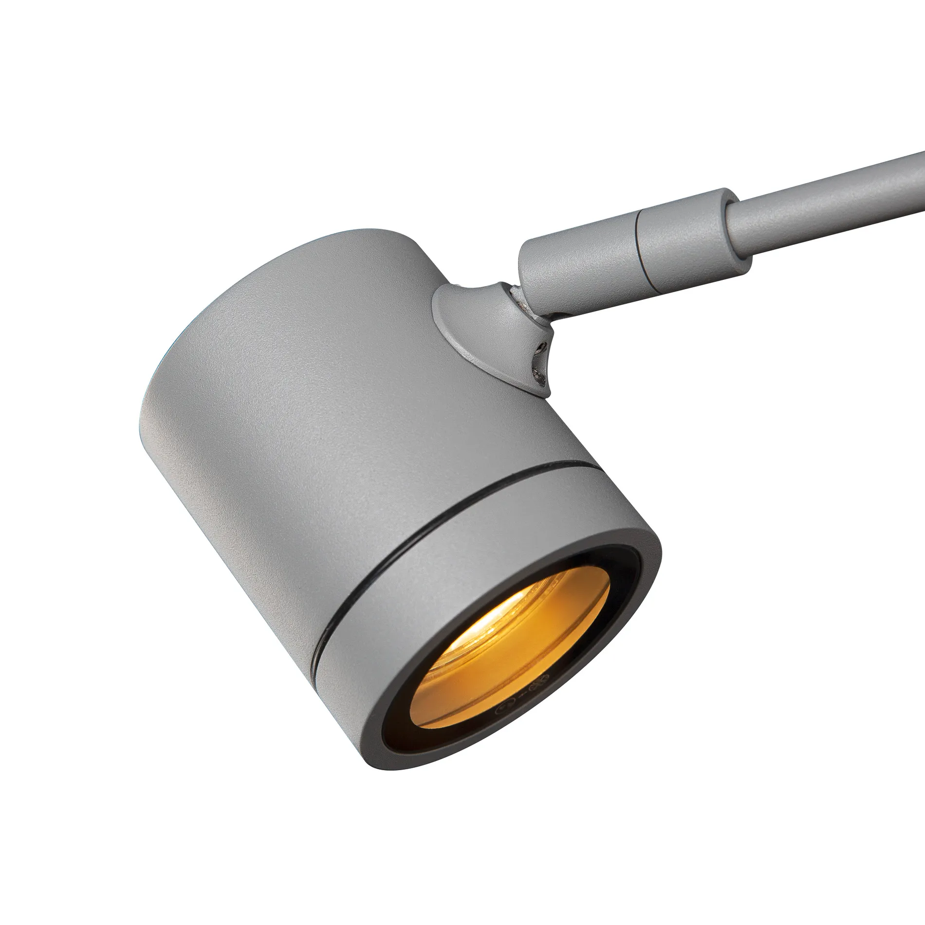 NEW MYRA DISPLAY CURVE, zilvergrijs, GU10, max. 50W, IP55