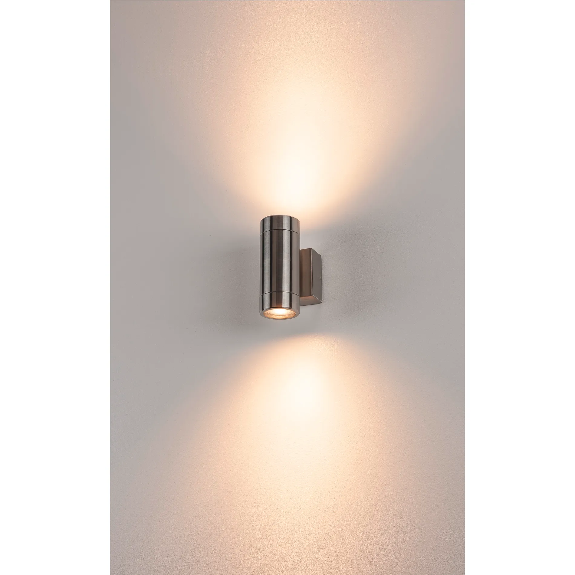 ASTINA STEEL GU 10, wandarmatuur, rond, inox 304