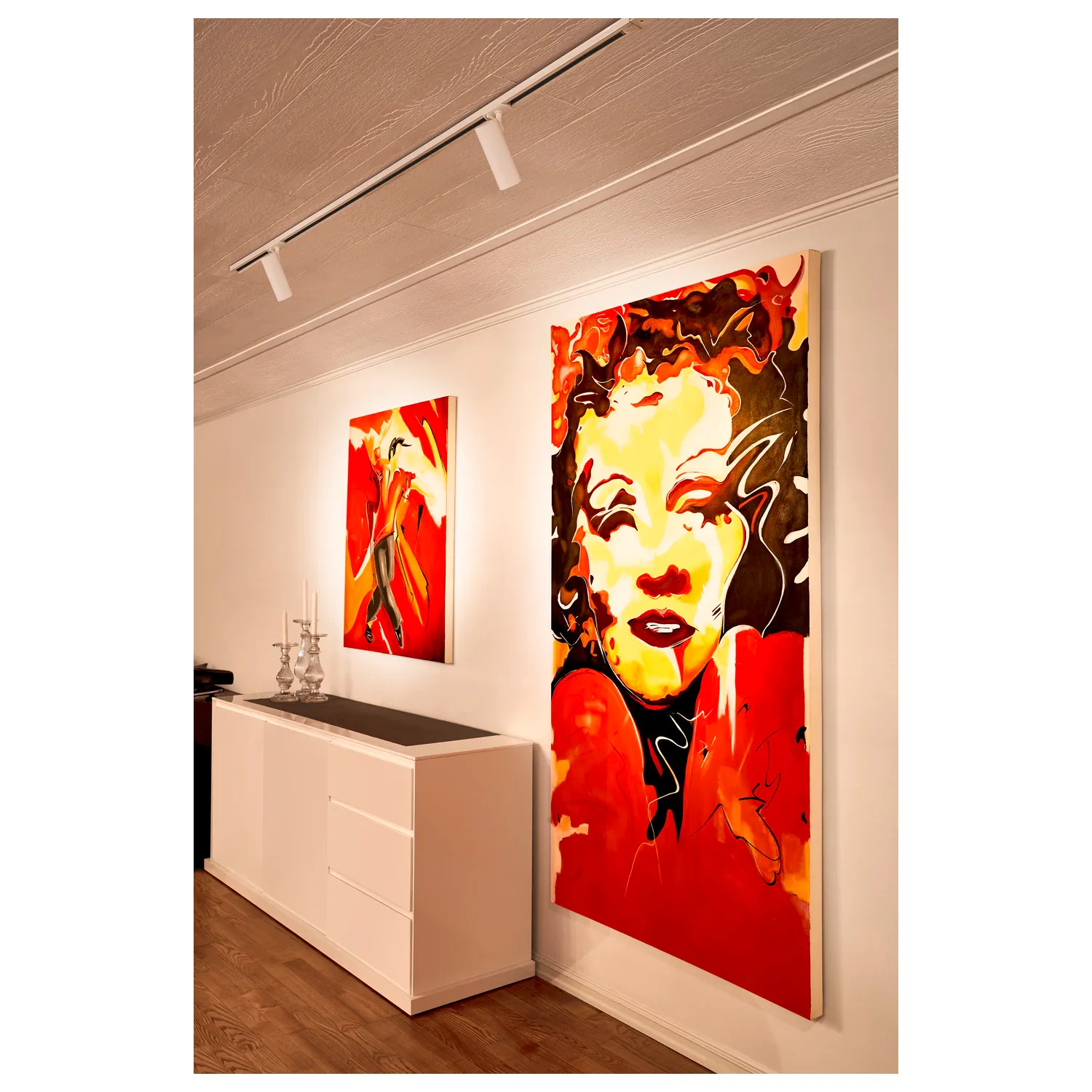 HELIA 50 LED spot voor 1-fase hoogvolt-stroomrail, 3000K, wit, 35°, i