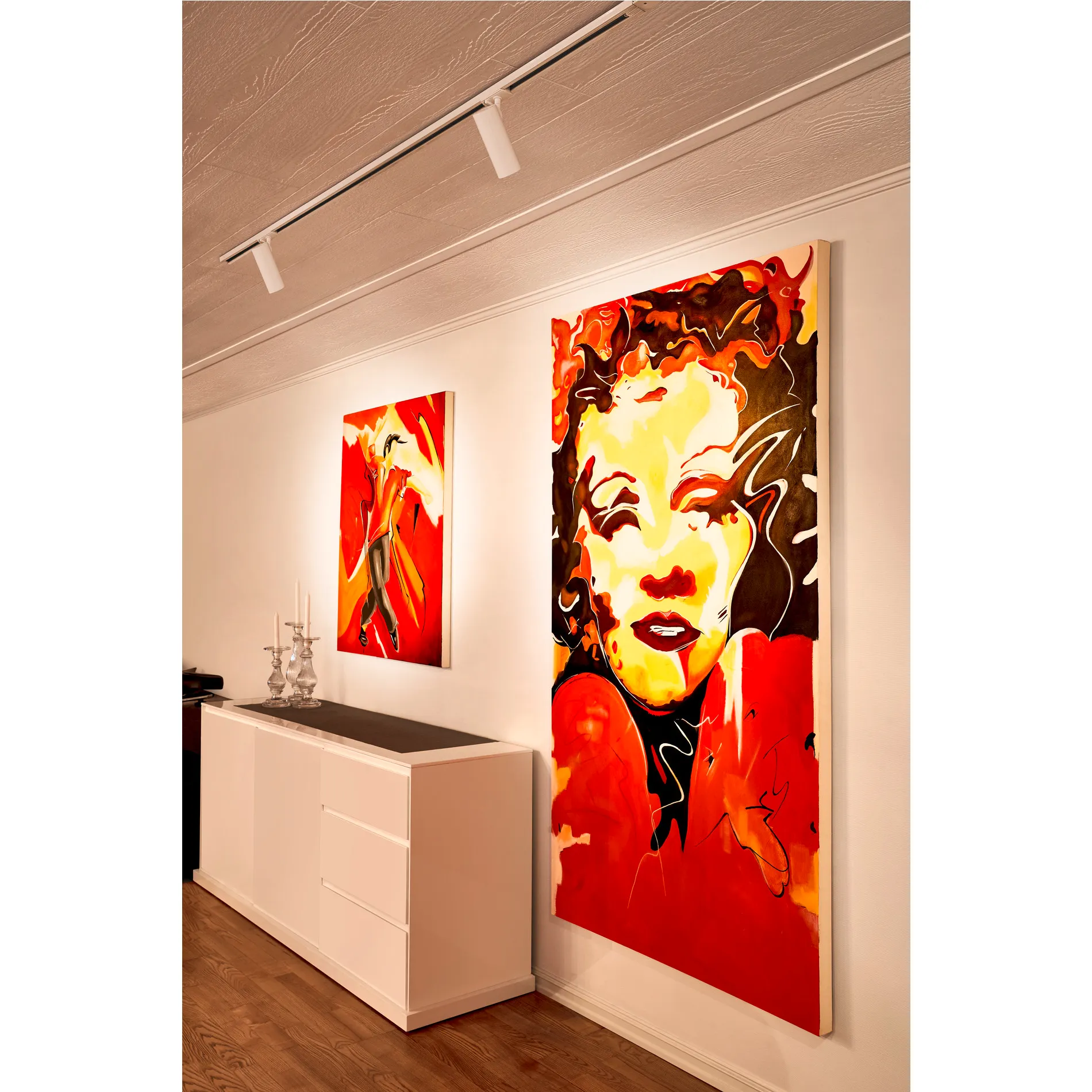 HELIA 50 LED spot voor 1-fase hoogvolt-stroomrail, 3000K, wit, 35°, i