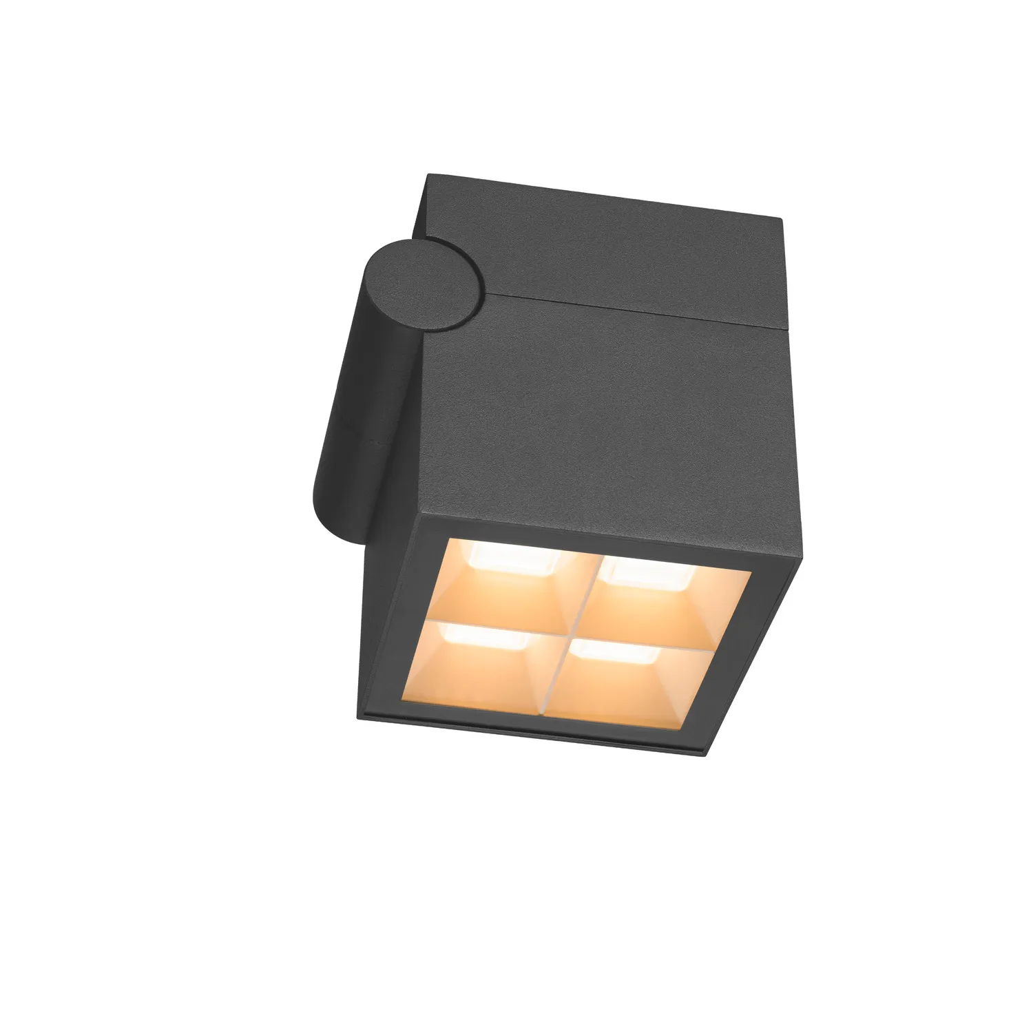 S-CUBE, wand- en plafondopbouwarmatuur, 2700/3000K, 15 W, PHASE, 80°,