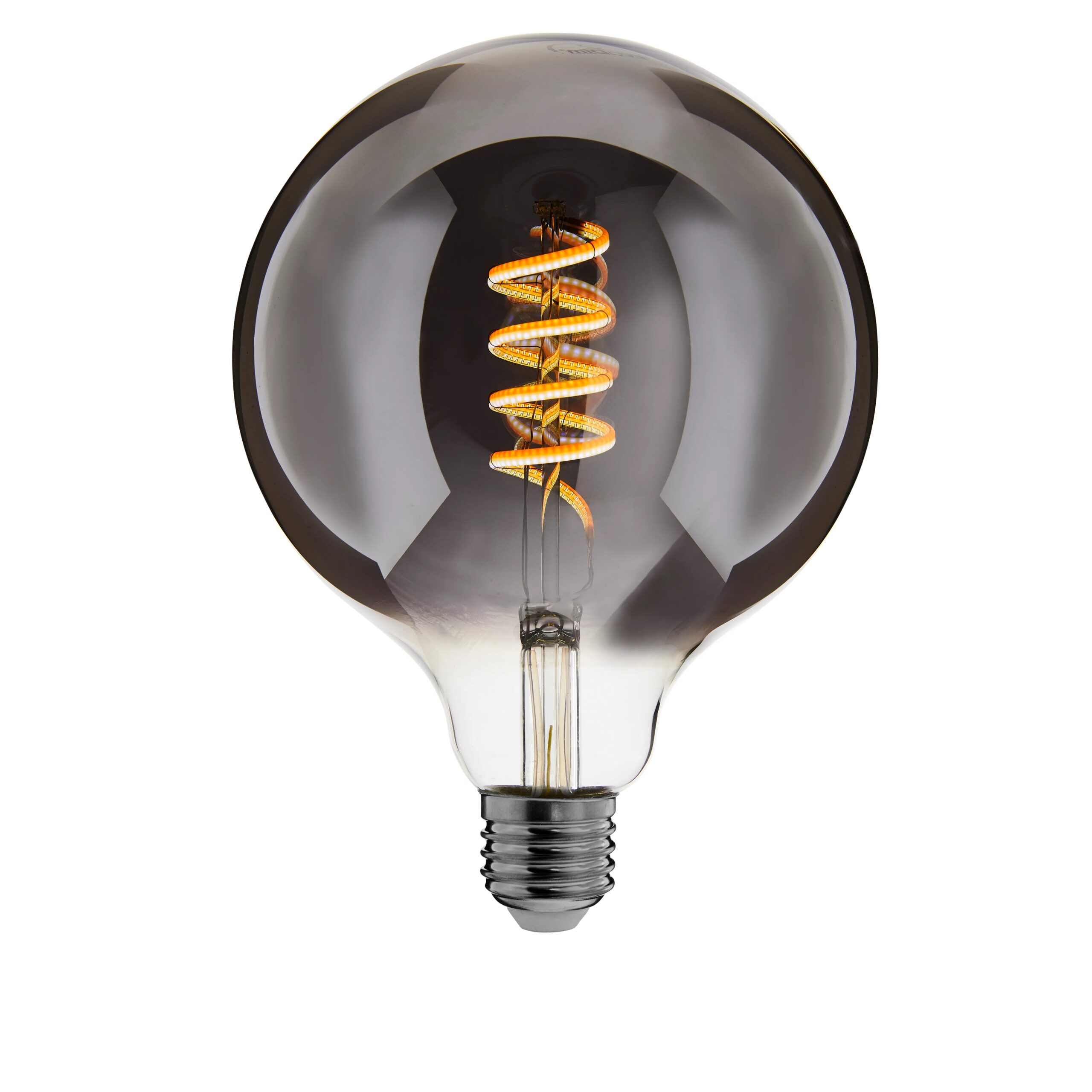 Zigbee led filament lamp dimbaar E27, globe G125, Smokey 2000K-4000K