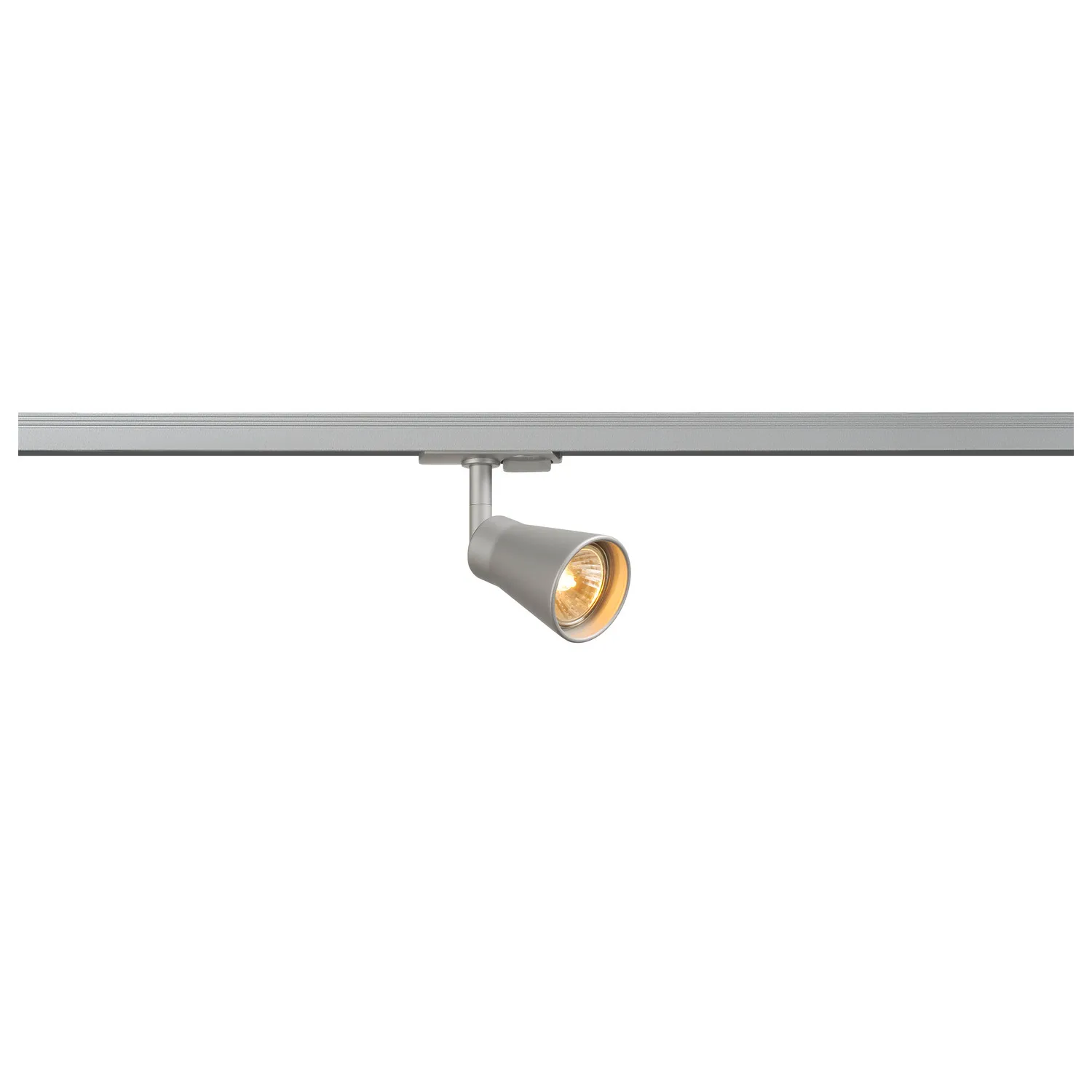 AVO spot incl. 1-fase adapter, zilver, 1x GU10, max. 50 W