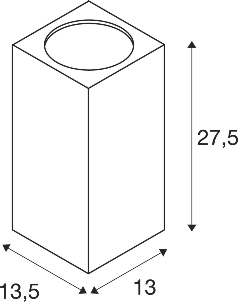 BIG THEO WALL, outdoor wandarmatuur, geschikt voor twee lichtbronnen,