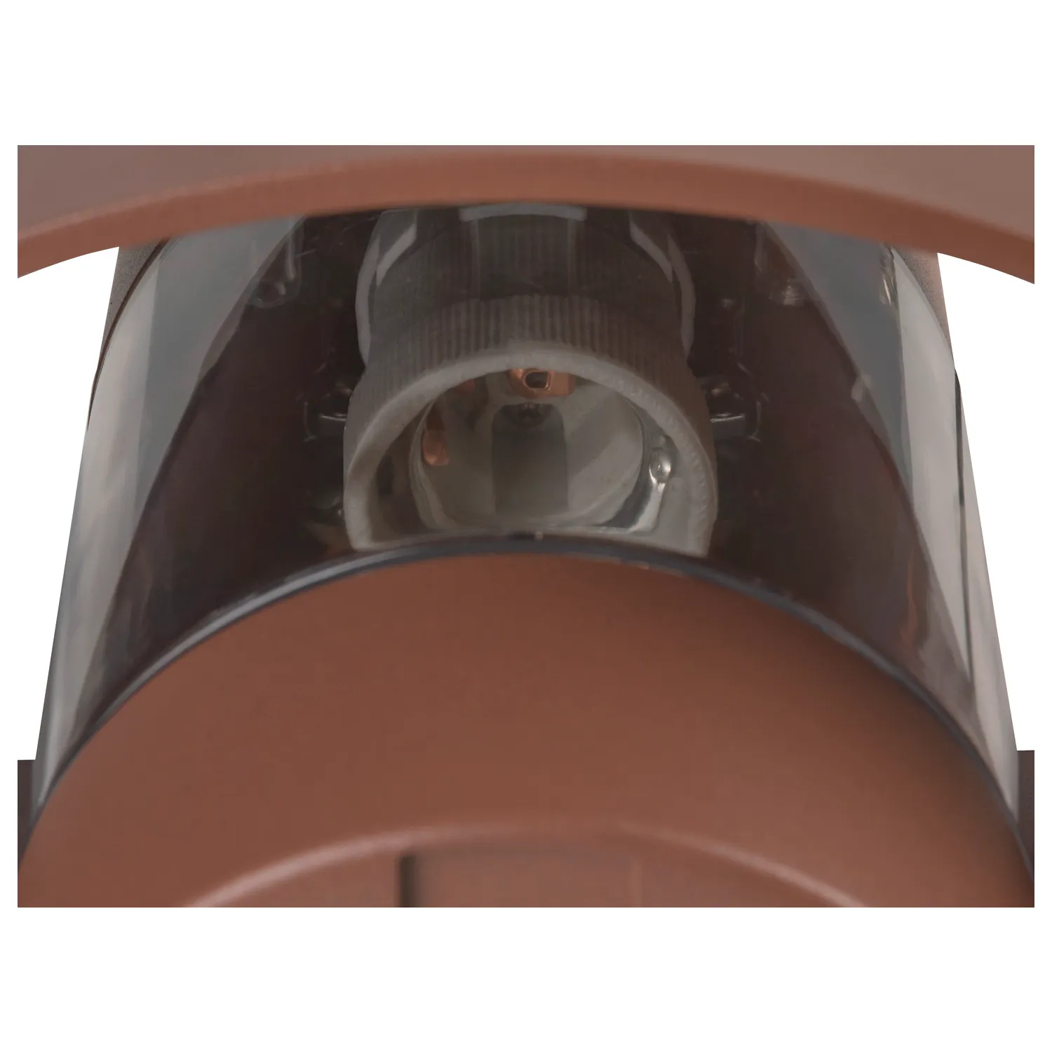 PHOTONI, wandopbouwarmatuur, conisch, 1 x max. 13 W, E27, roest