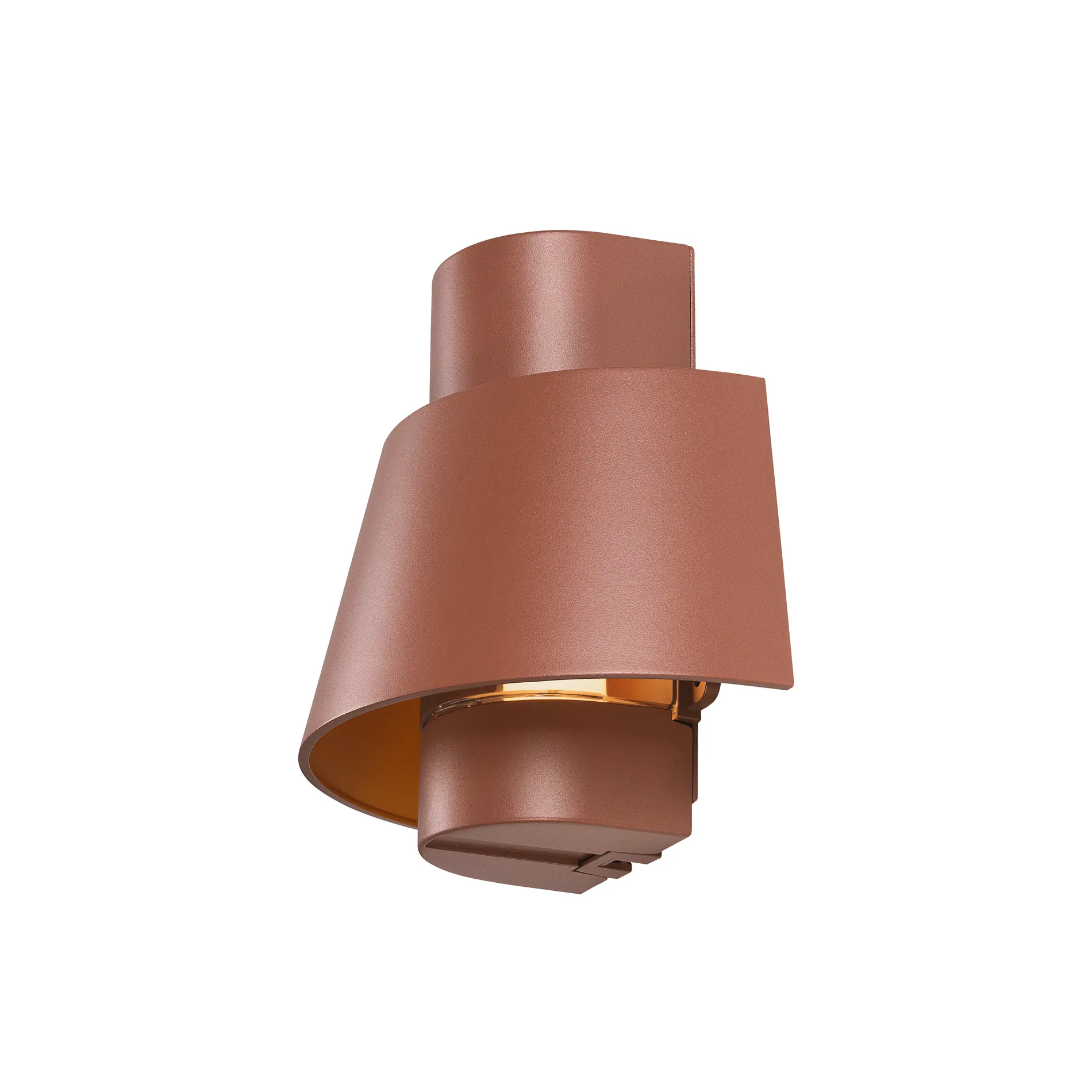 PHOTONI, wandopbouwarmatuur, conisch, 1 x max. 13 W, E27, roest