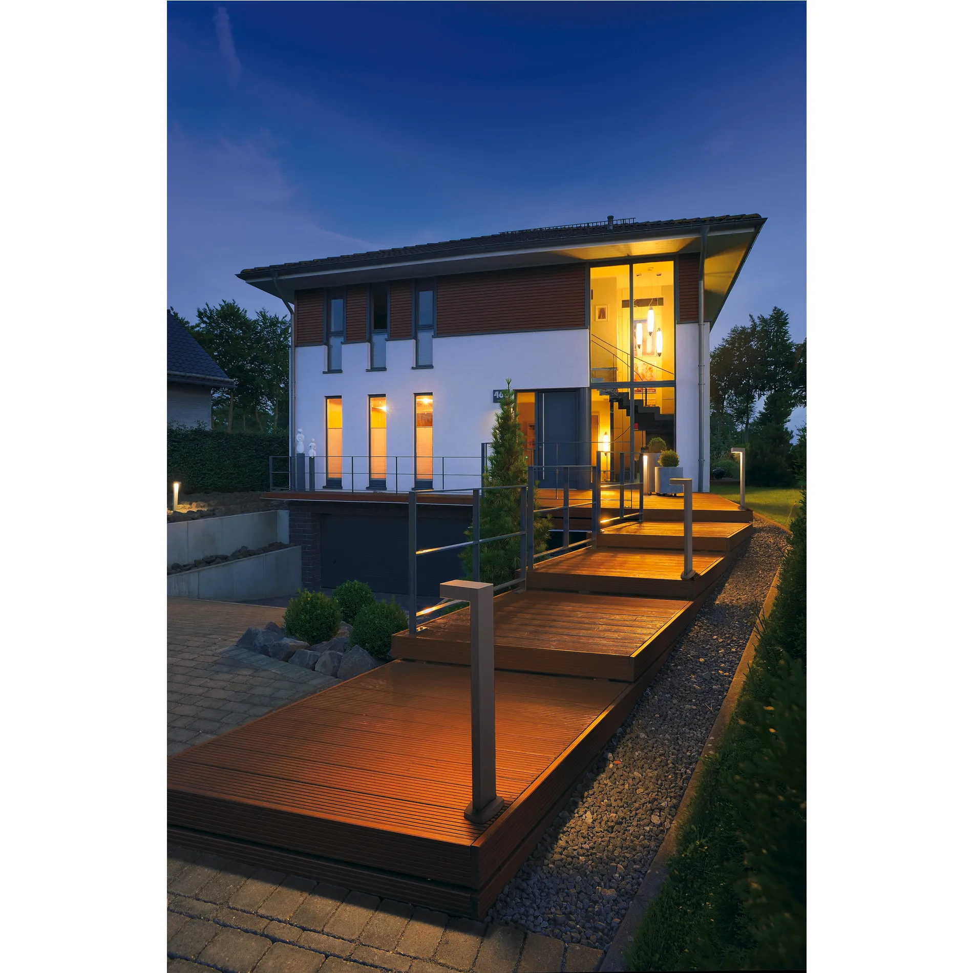 QUADRASYL staand armatuur, SL 75, rechthoekig, zilvergrijs, GX53, max.